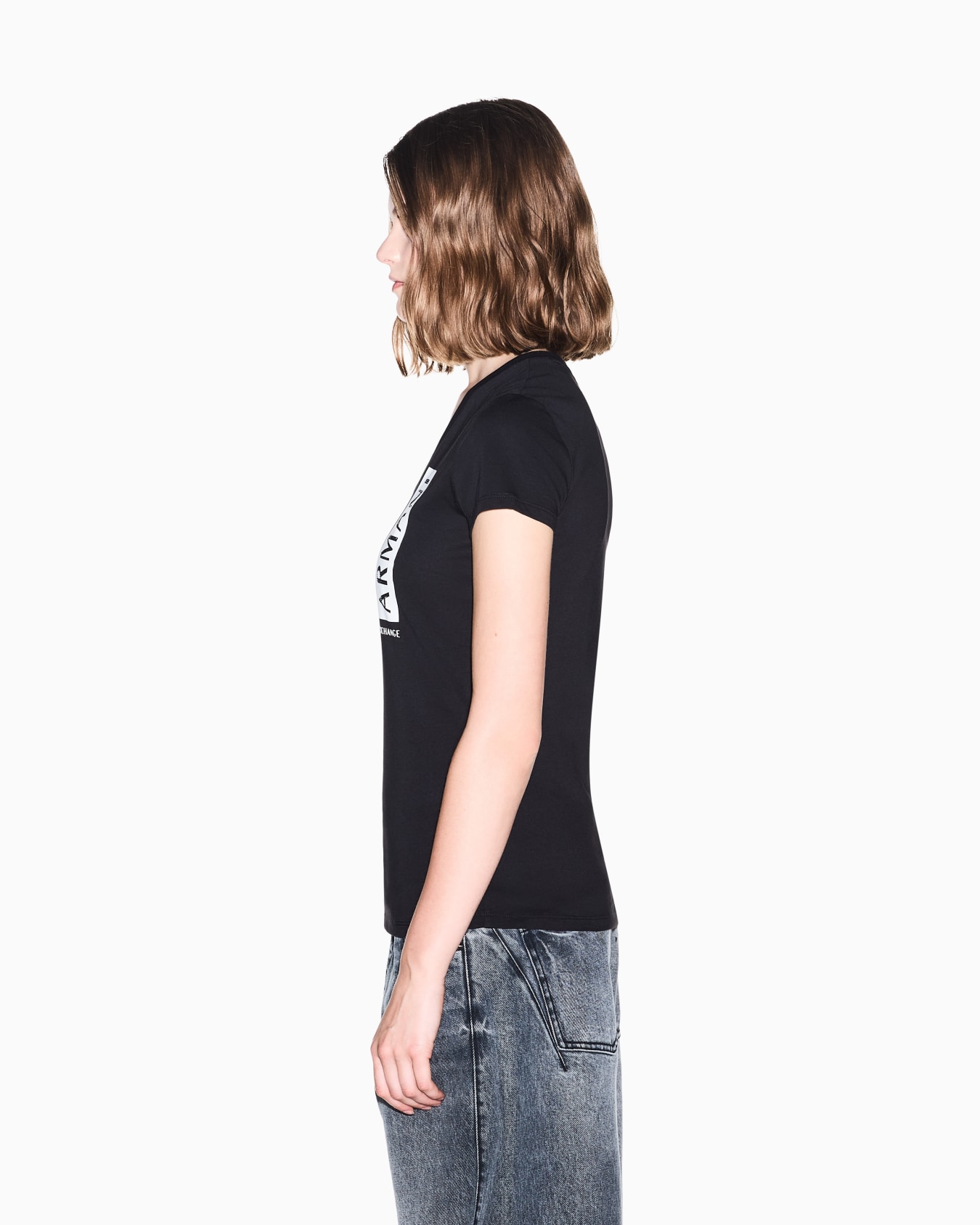 slim fit t-shirt in cotton jersey Slide 7