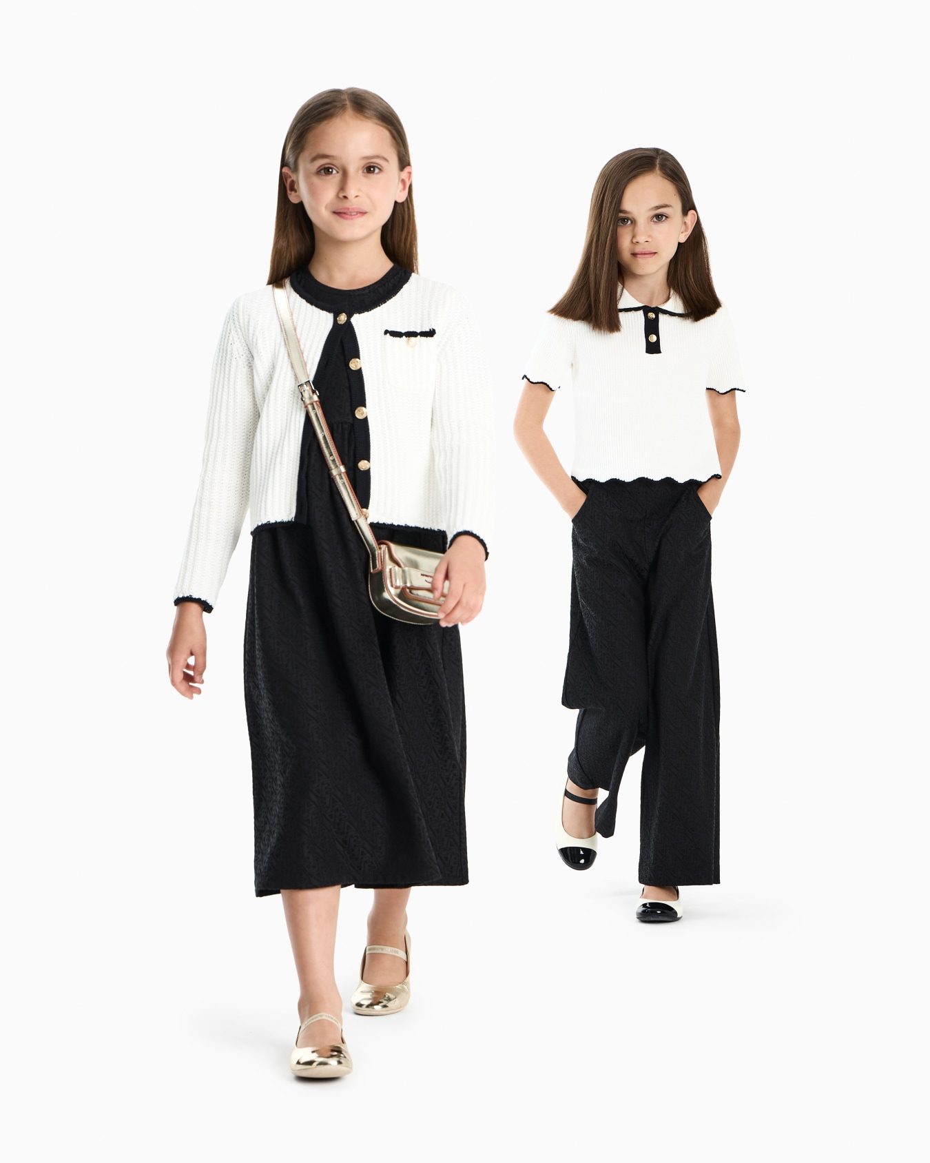 Nappa-leather ballerinas with patent leather toe Slide 6