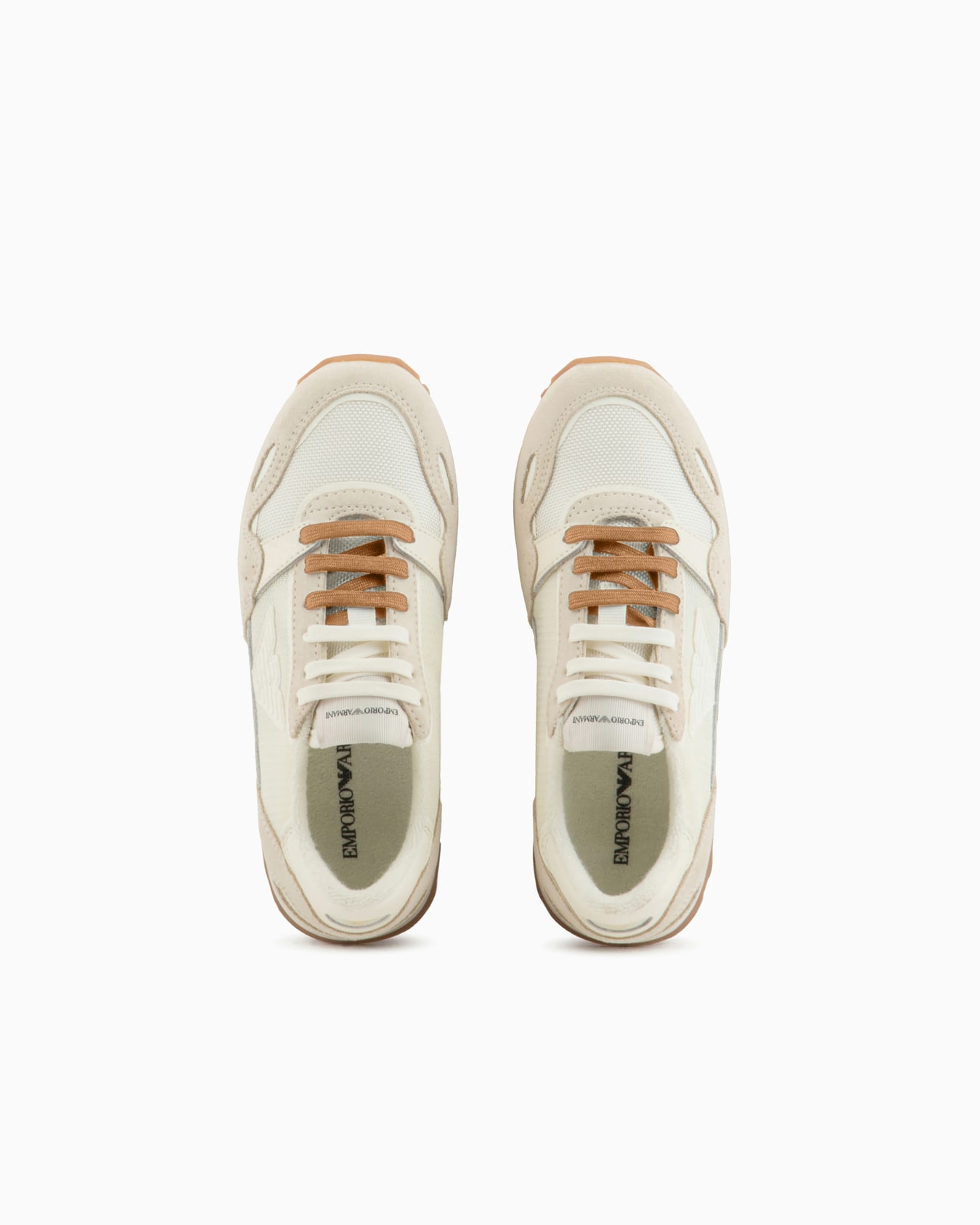 Mesh sneakers with suede details and eagle patch Slide 2