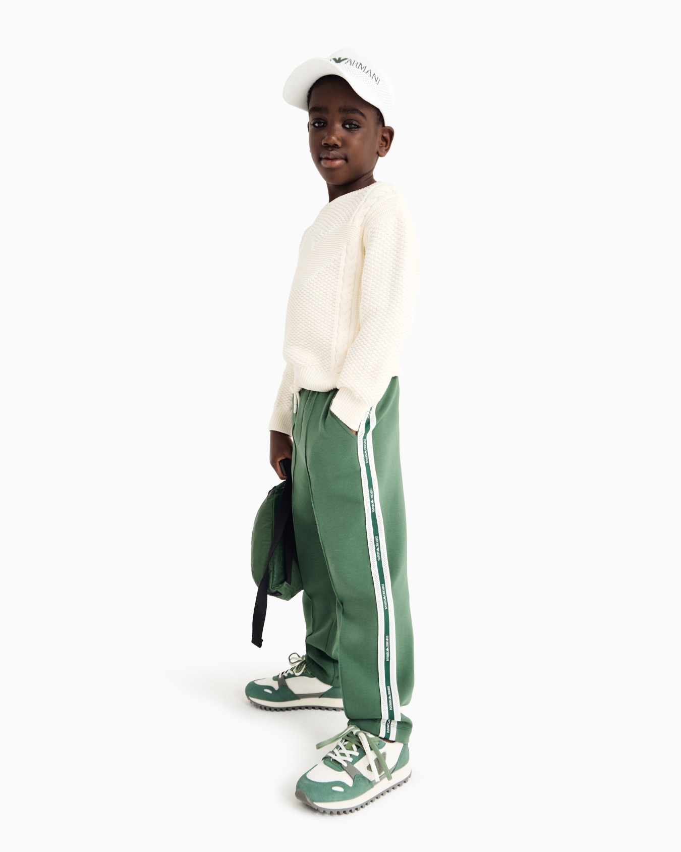 Mesh sneakers with suede details and eagle patch Slide 6