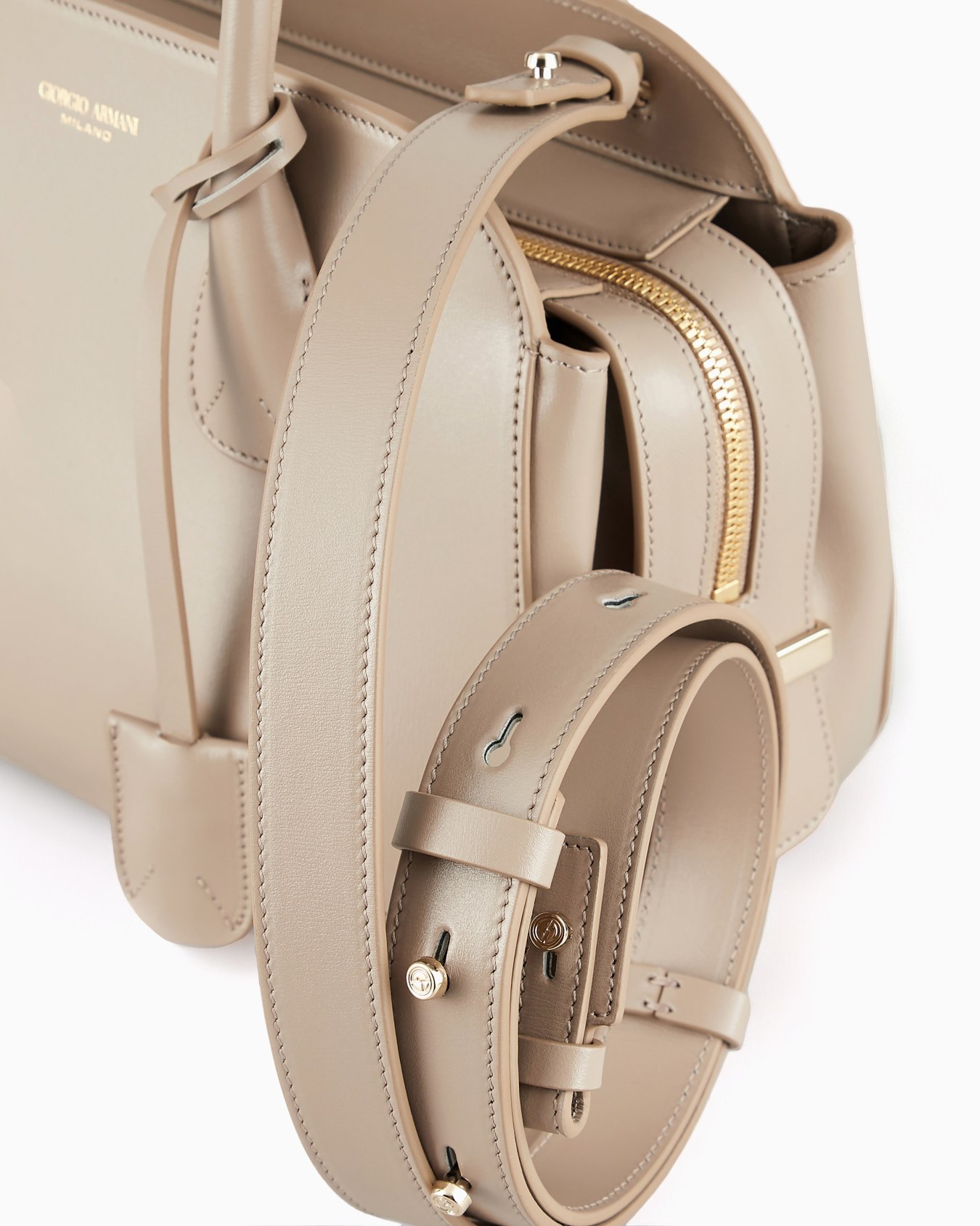 Small palmellato-leather la Prima Boston bag Slide 5