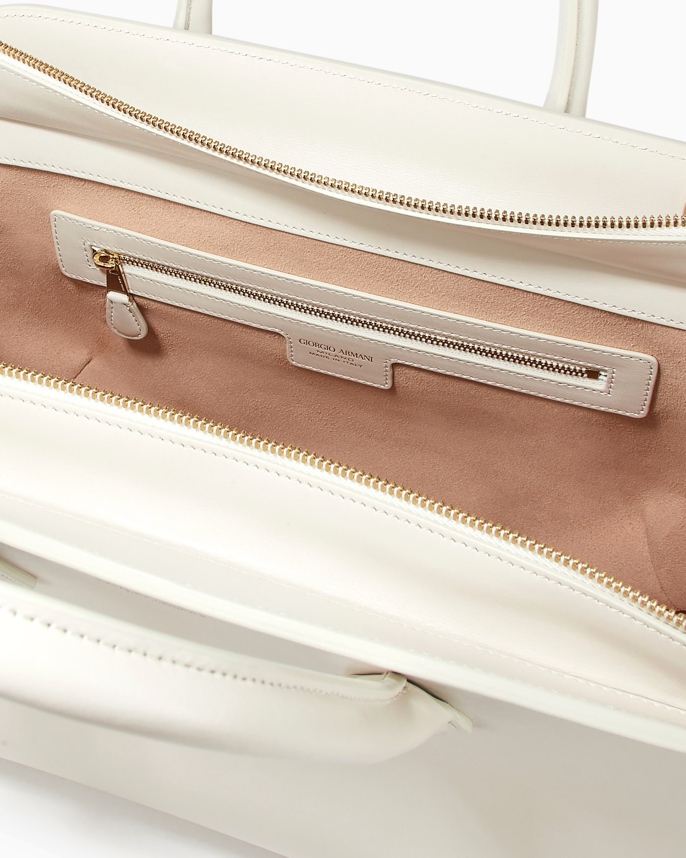 la Prima bauletto grande in pelle palmellata Slide 3