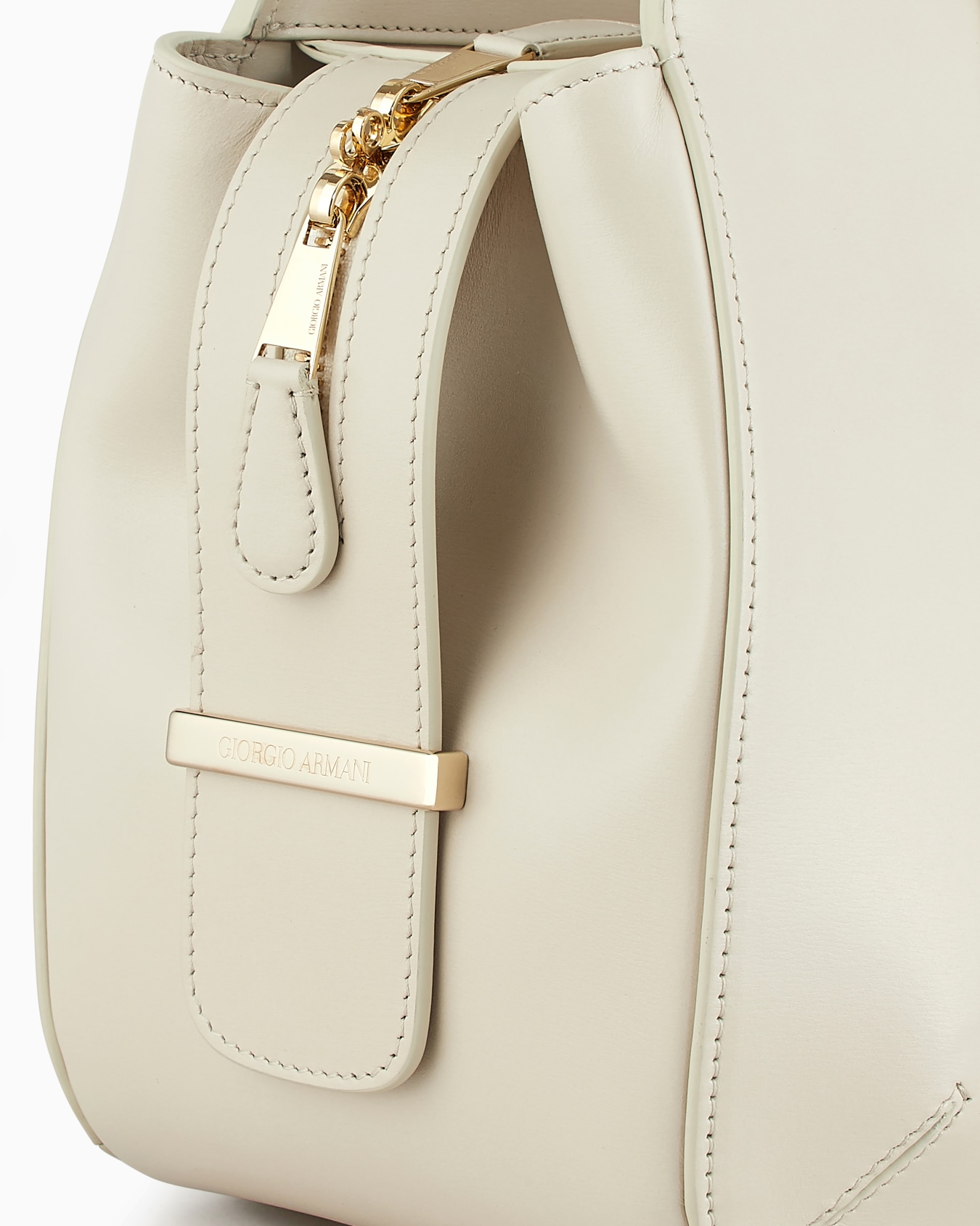 la Prima bauletto grande in pelle palmellata Slide 6