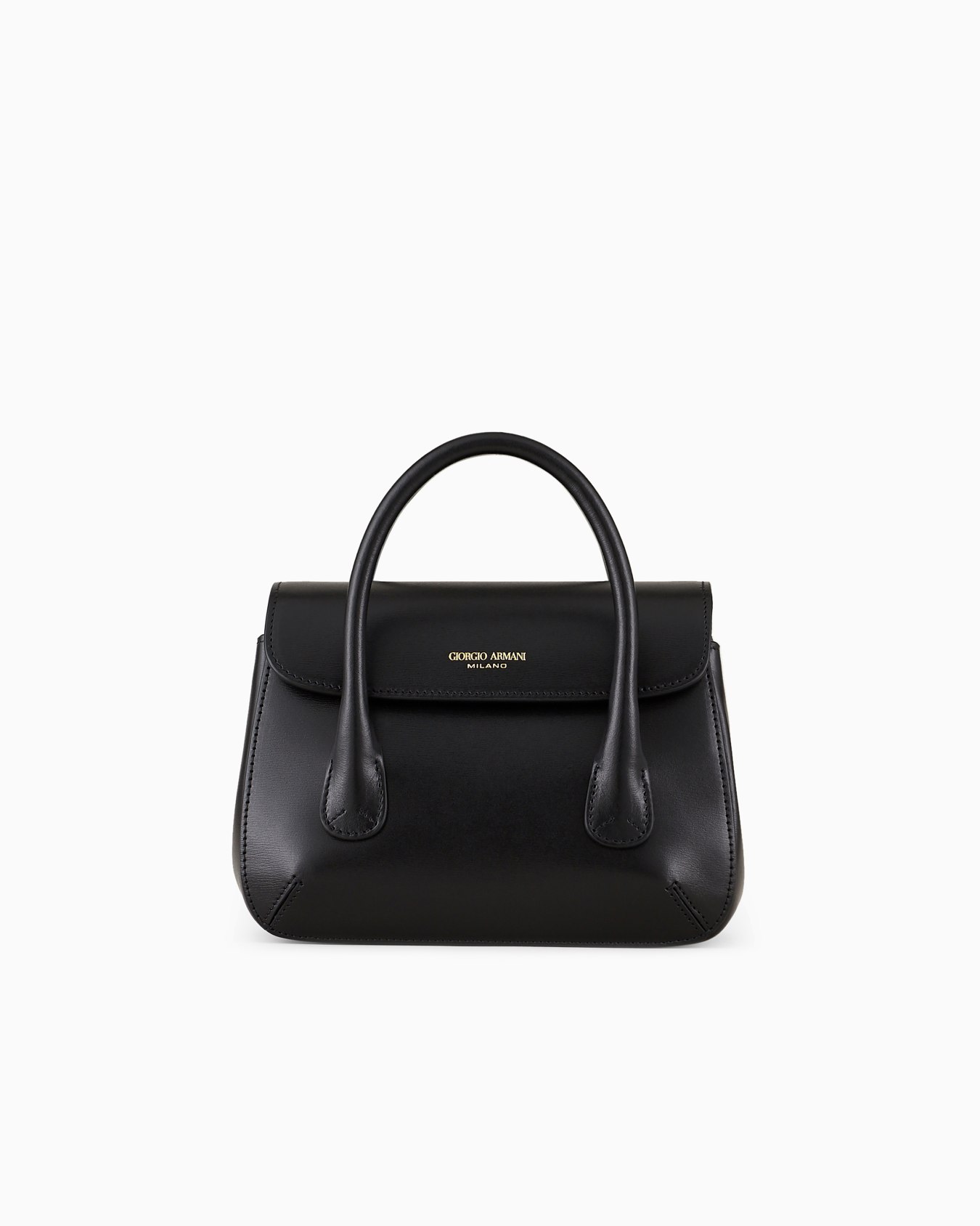 Giorgio Armani ブルーレザー バッグ GIORGIO ARMANI リネン レザー ダッフルバッグ 2WAY (GIORGIO