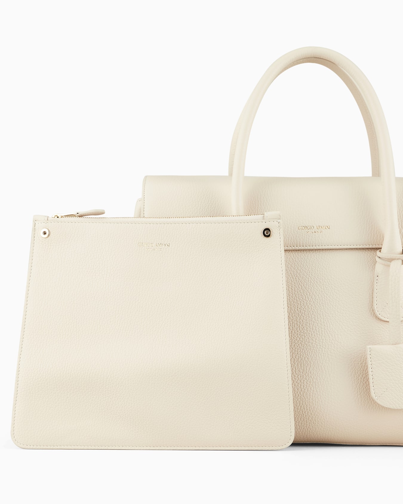 Bauletto orizzontale grande la Prima in pelle granata Slide 5