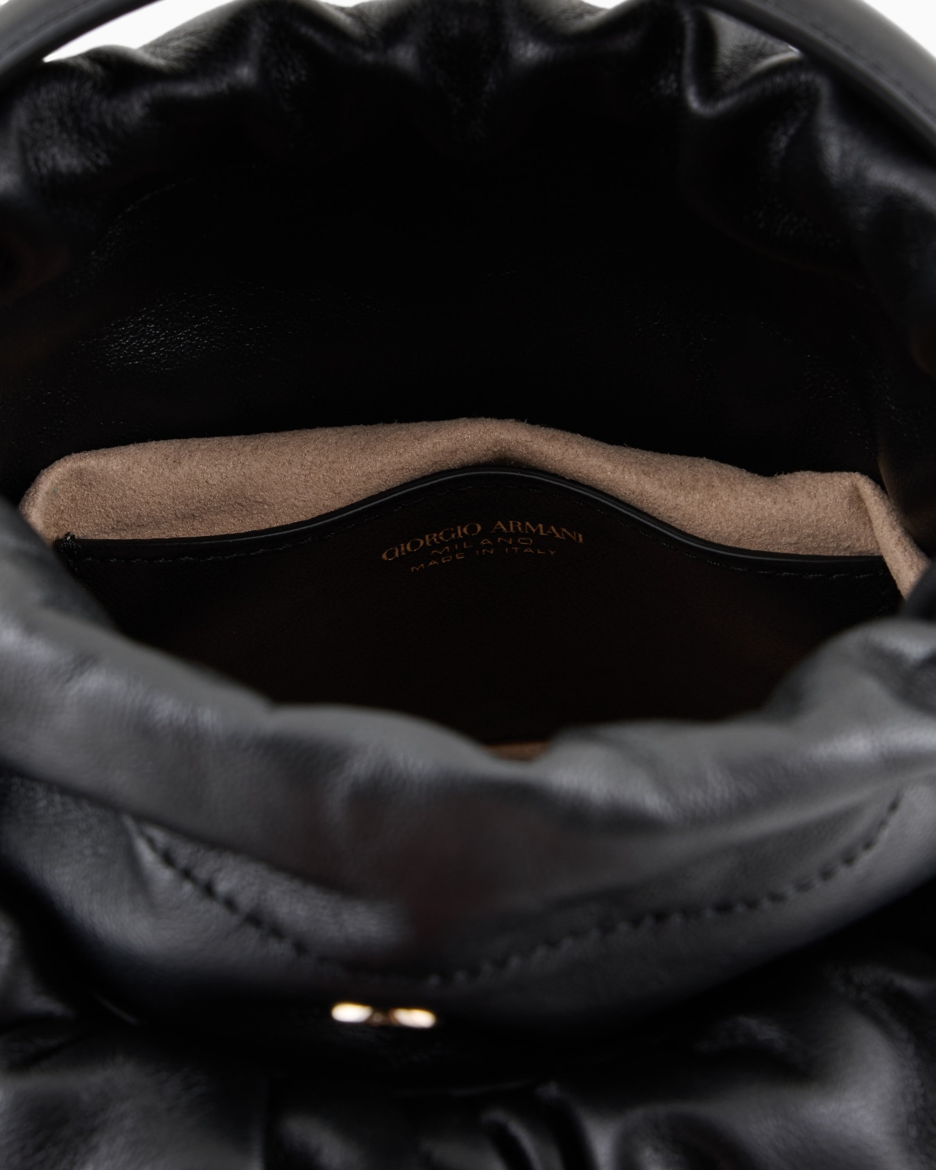 Borsa a secchiello piccola in nappa ASV Slide 3