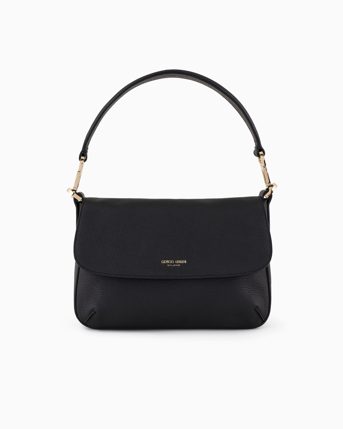 Small la Prima Soft bag in pebbled leather Slide 0