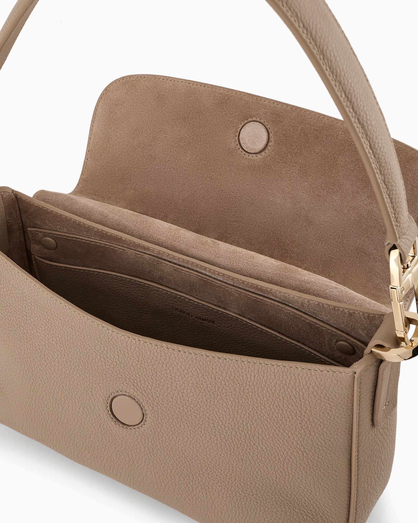 Petit sac Baguette la Prima Soft en cuir grainé Diapositive 3