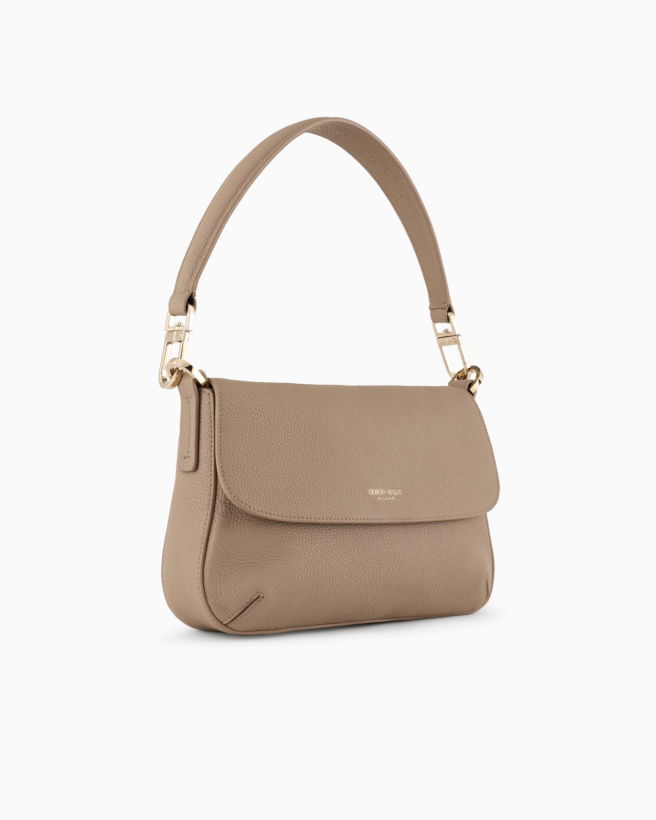 Petit sac Baguette la Prima Soft en cuir grainé Diapositive 1