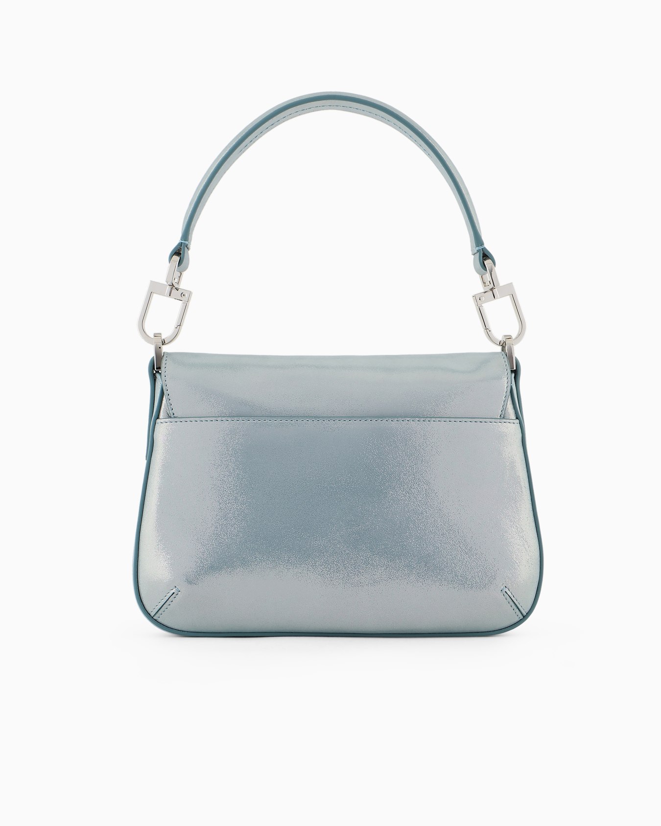La Prima Soft small baguette bag in shiny nubuck Slide 2