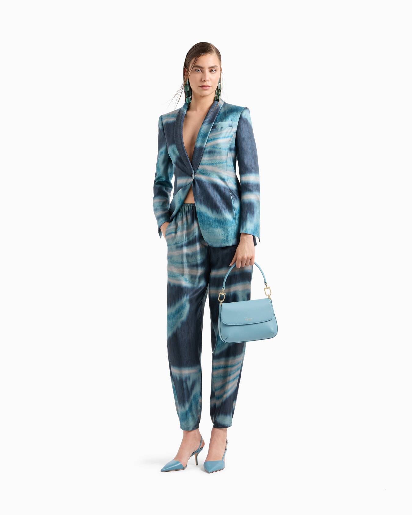 ジョルジオ アルマーニ ラ プリマ ハンドバッグ ナッパレザー スモール スライドする 6