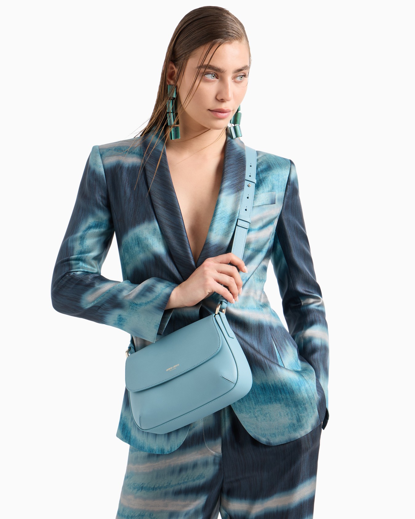 ジョルジオ アルマーニ ラ プリマ ハンドバッグ ナッパレザー スモール スライドする 7