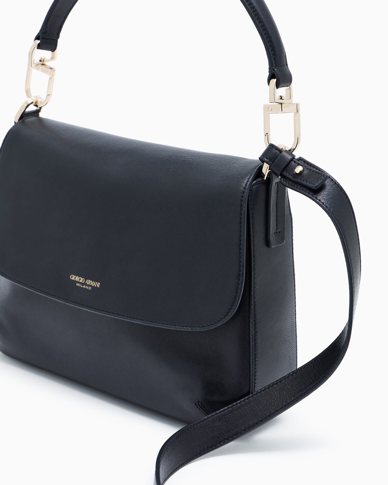 Medium la Prima Soft bag in nappa leather Slide 4