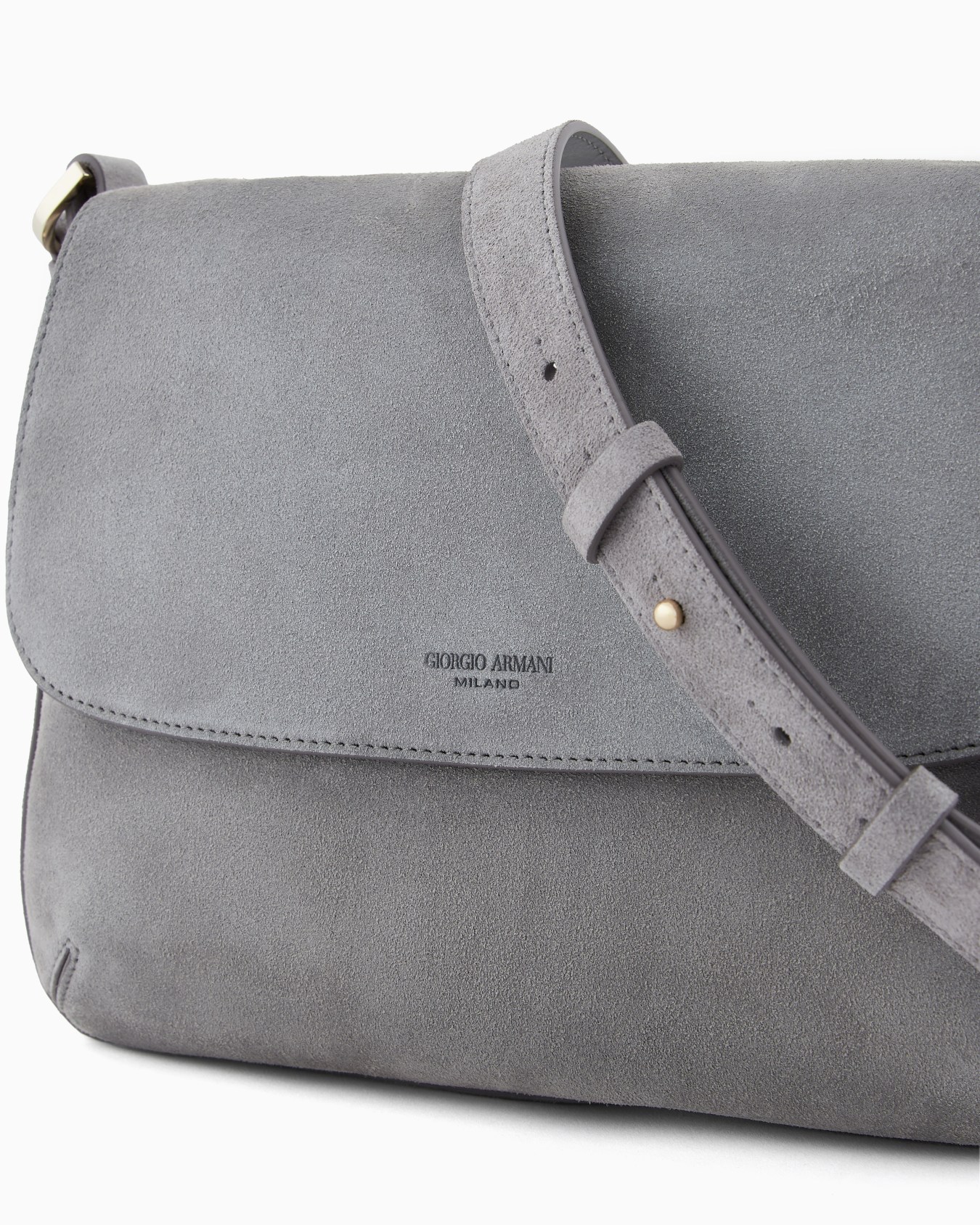 ASV medium la Prima Soft bag in suede Slide 4