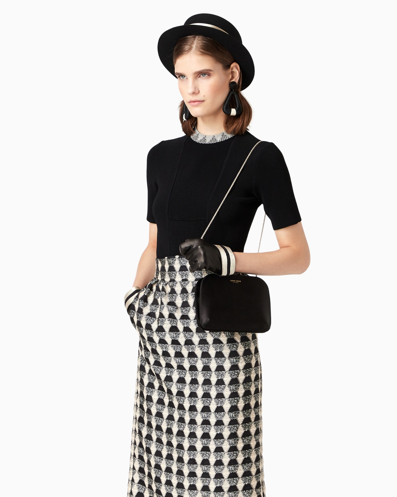 Satin la Prima clutch bag Slide 5