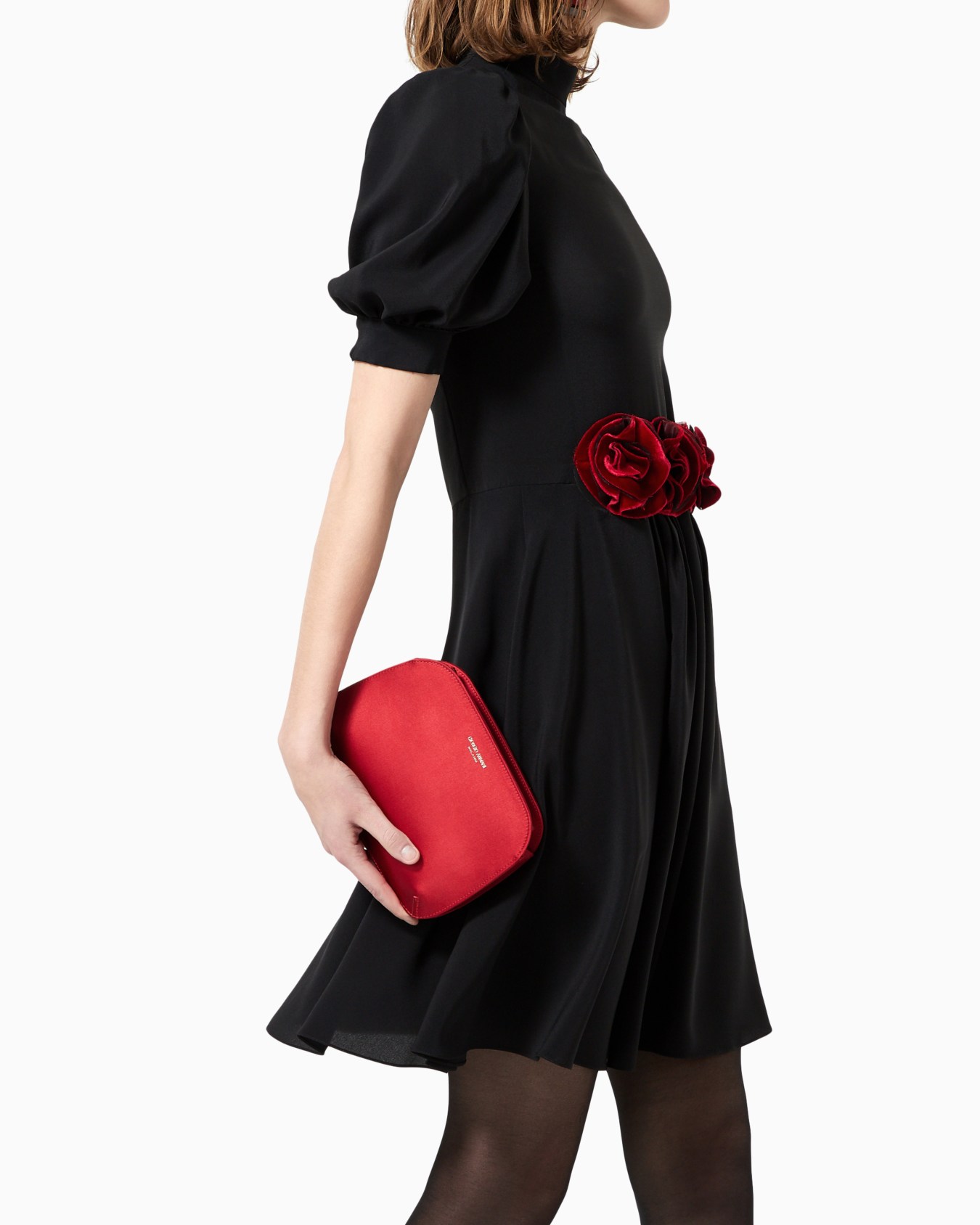 Satin la Prima clutch bag Slide 5