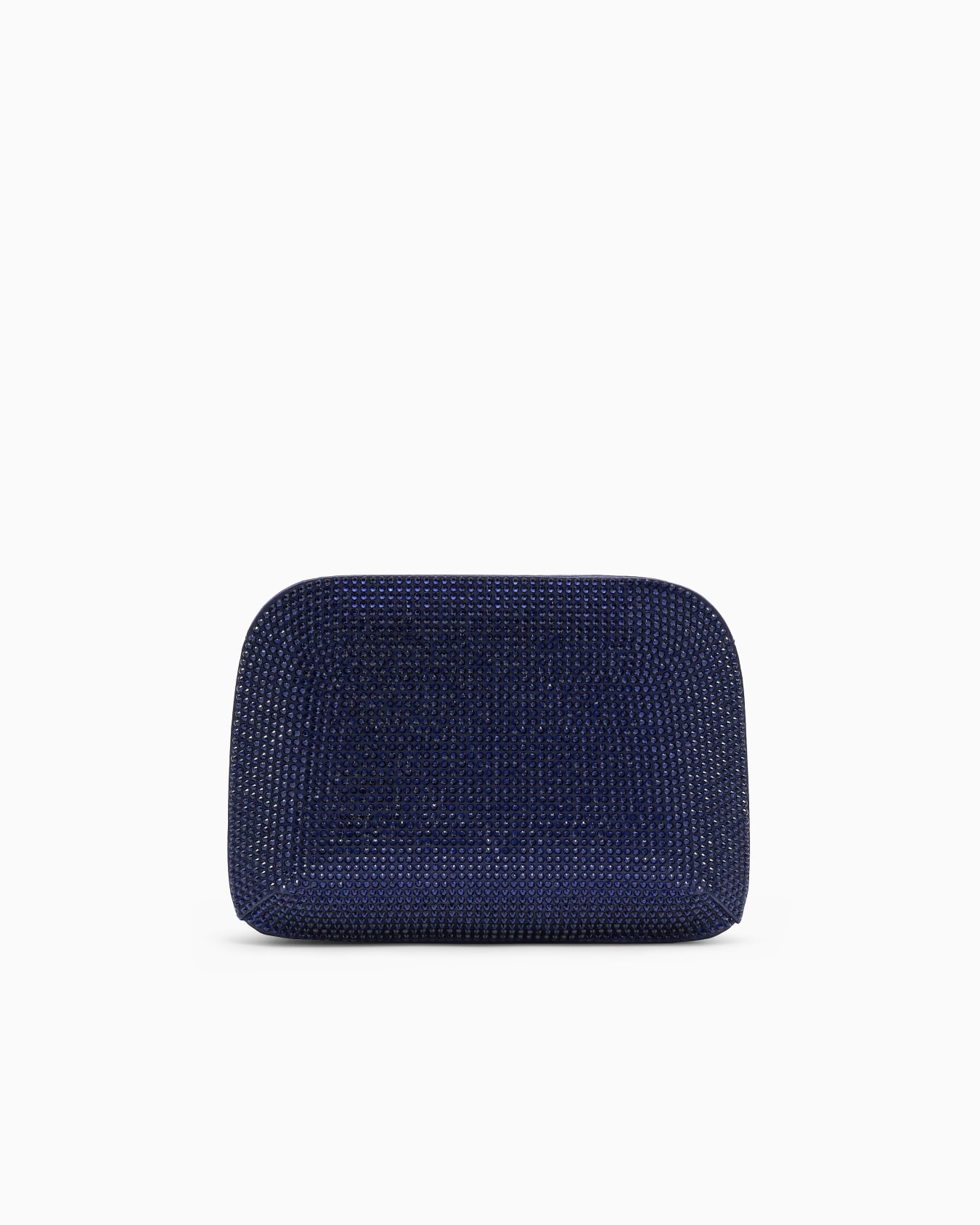 La Prima satin and rhinestone clutch bag Slide 2