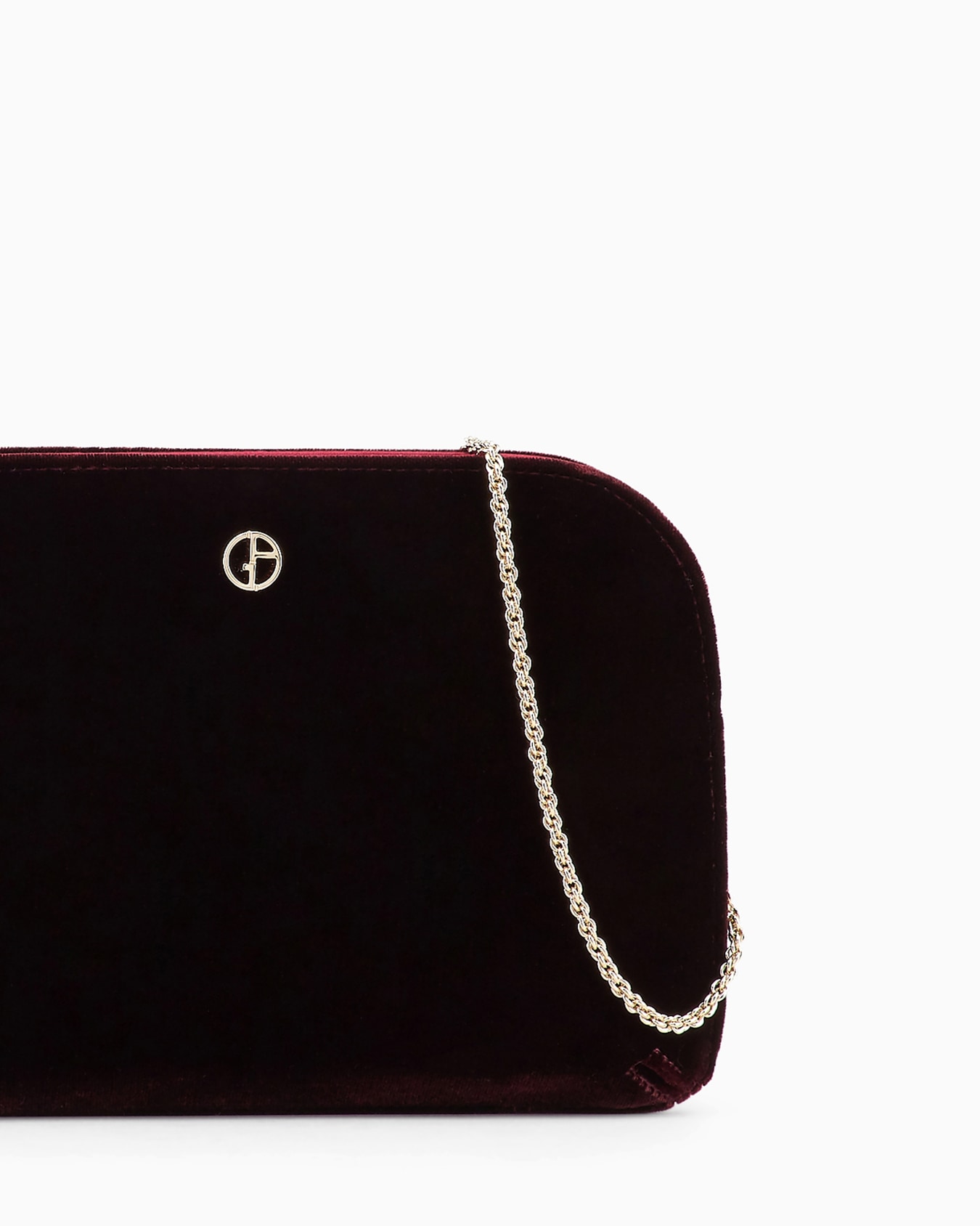 Clutch la Prima in velluto e raso Slide 5