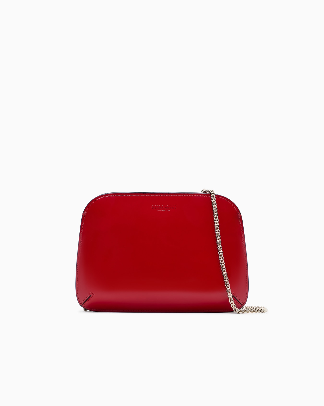 La Prima clutch bag in patent leather Slide 0