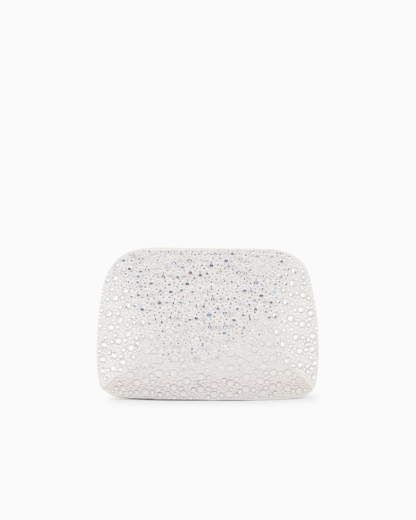 La Prima satin and rhinestone clutch bag Slide 2