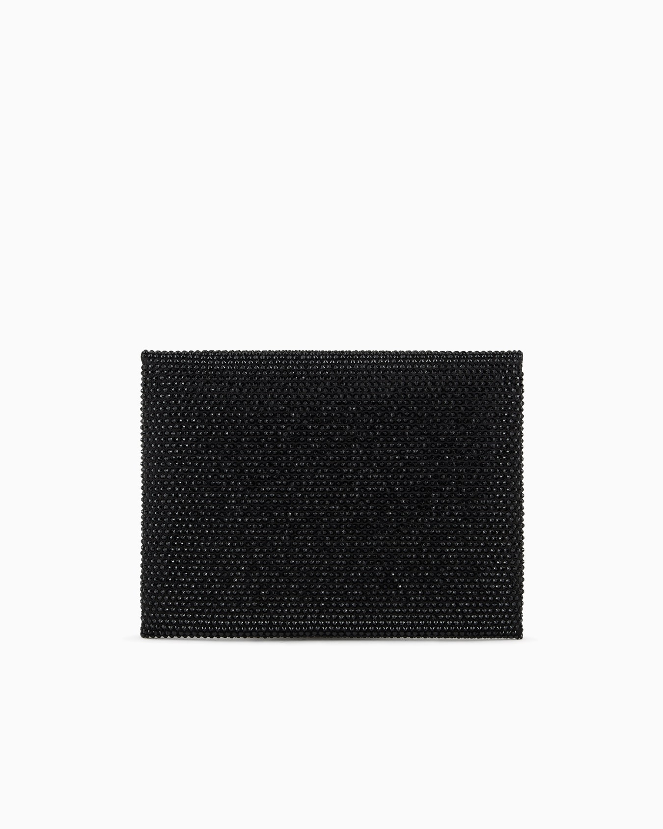 Clutch piccola in raso e strass Slide 2