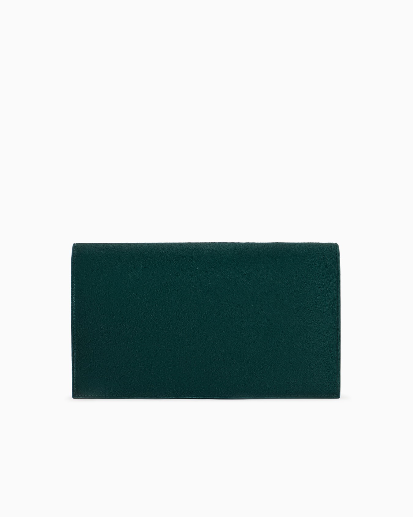 Ponyskin-look leather clutch bag Slide 2