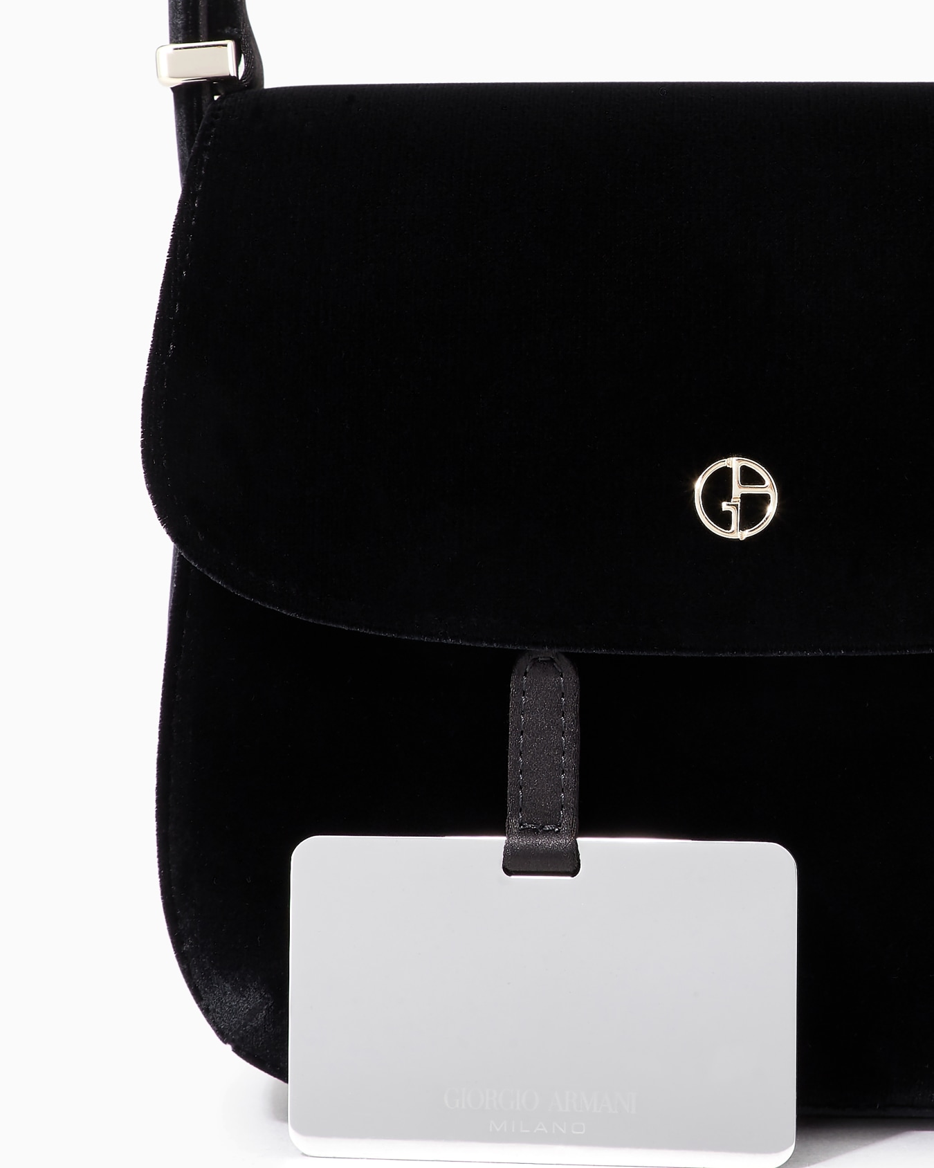 Small, velvet la Prima shoulder bag Slide 4