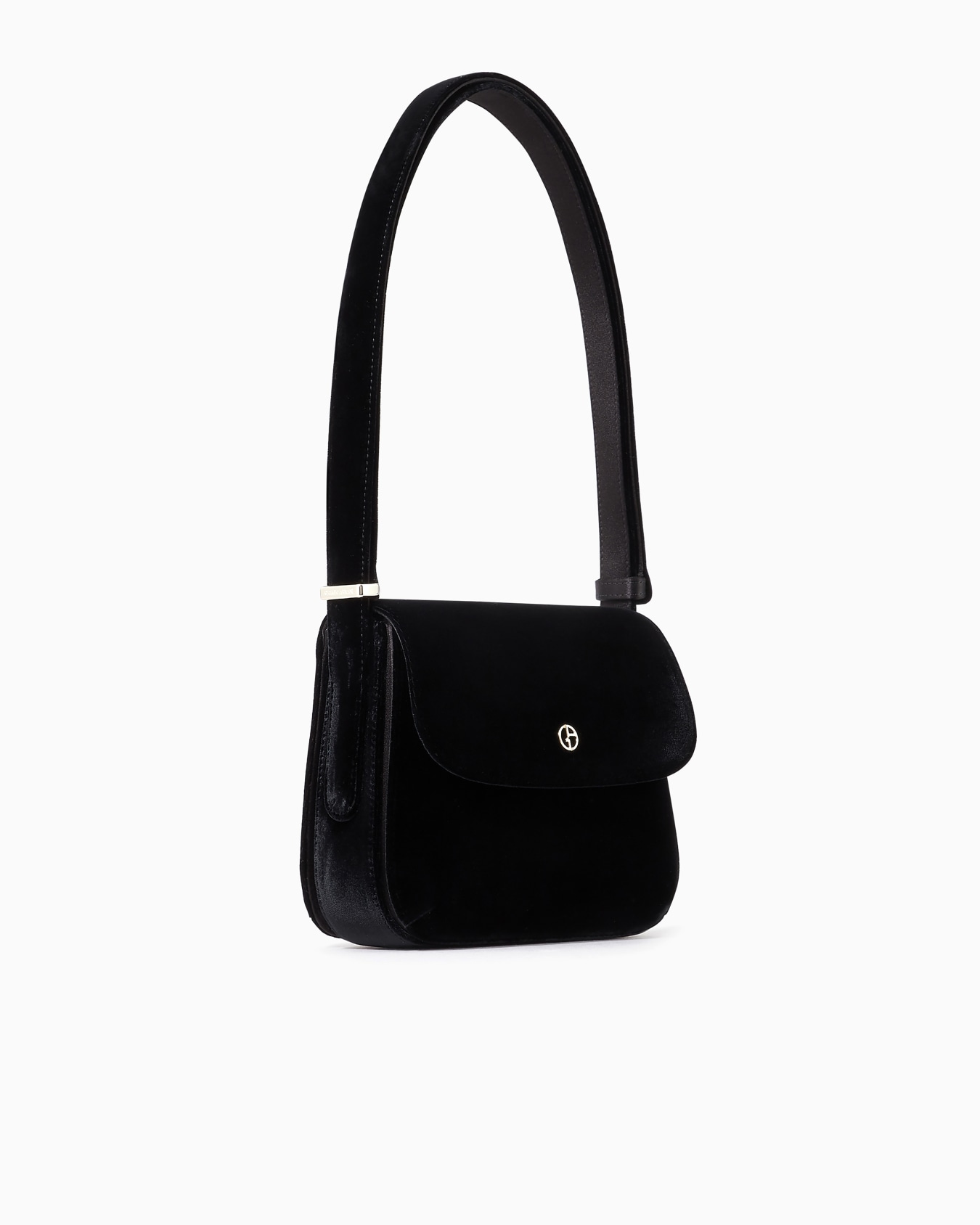 Small, velvet la Prima shoulder bag Slide 1