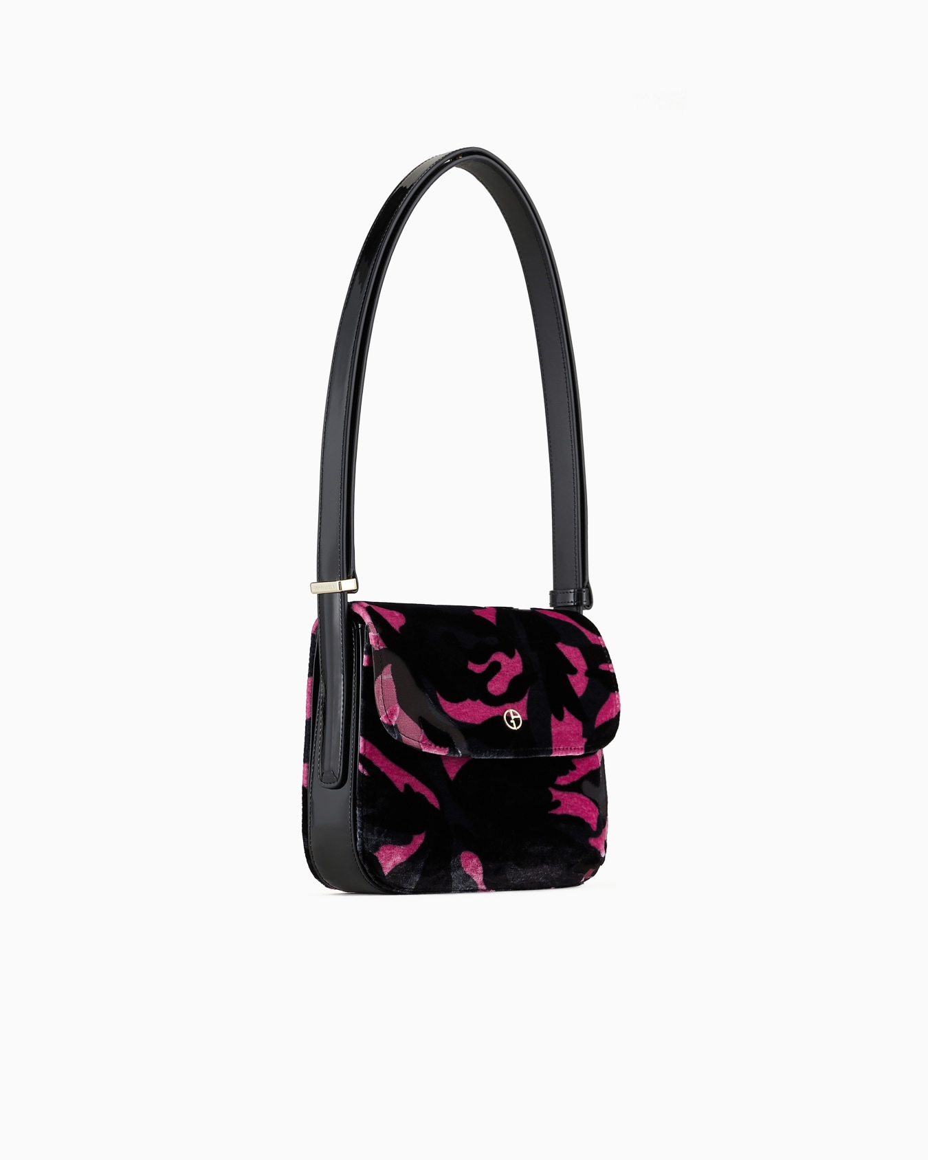 <オンライン限定>ジョルジオ アルマーニ Giorgio Armani la Primaバッグ オパール加工ベルベット製 スモール スライドする 1