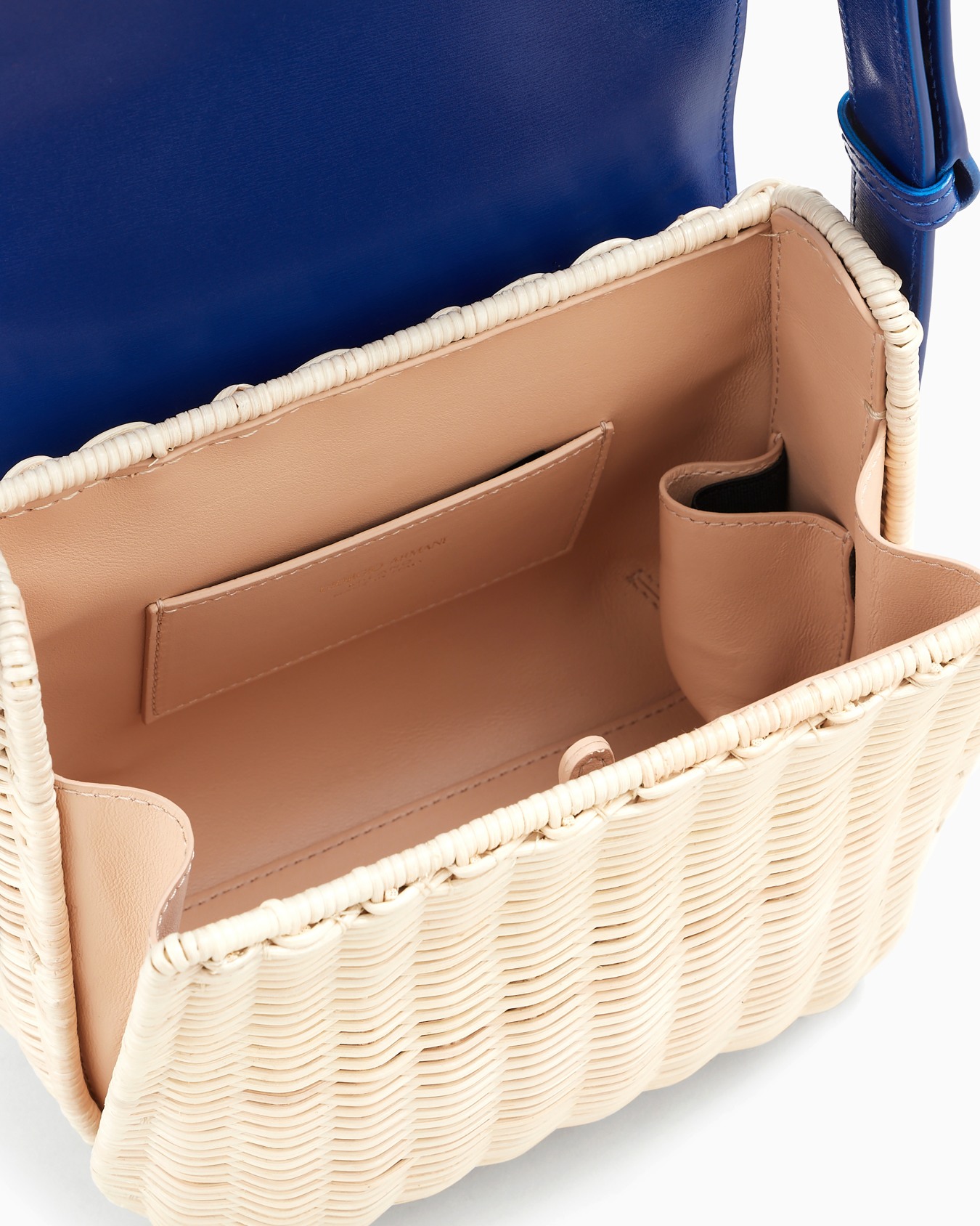 Borsa la Prima in midollino e pelle Slide 3