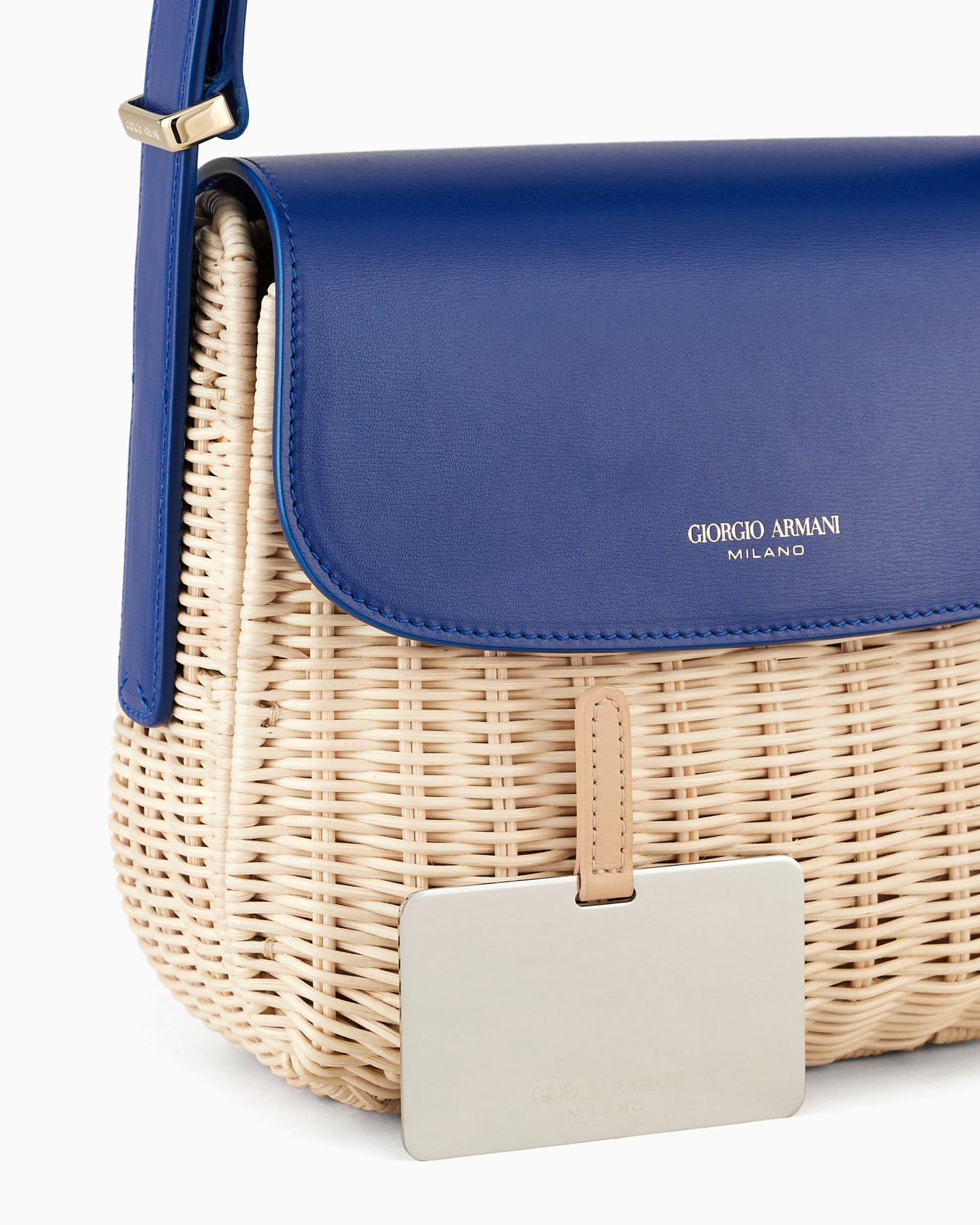 Borsa la Prima in midollino e pelle Slide 4