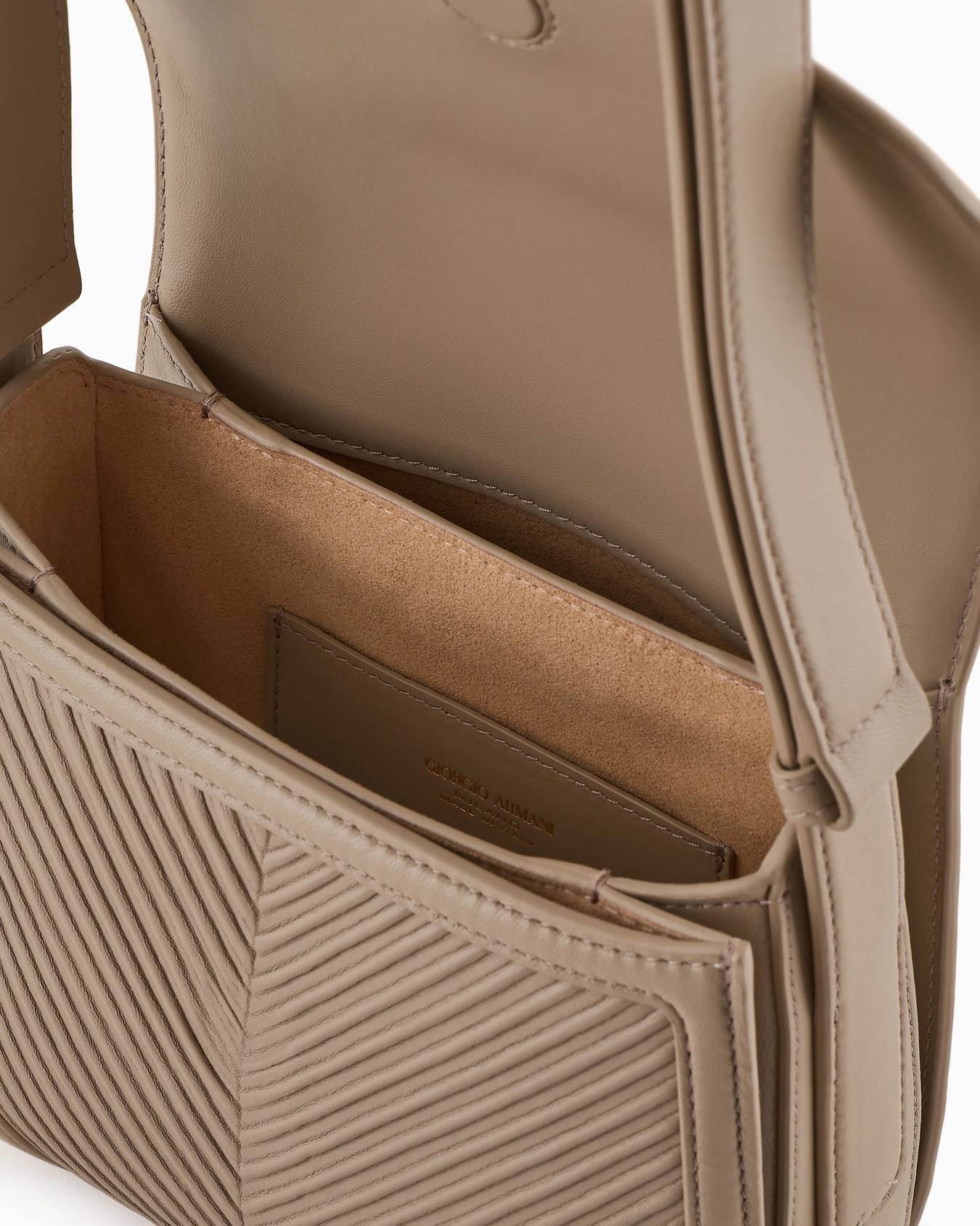 Bolso la Prima de napa plisada Diapositiva 3