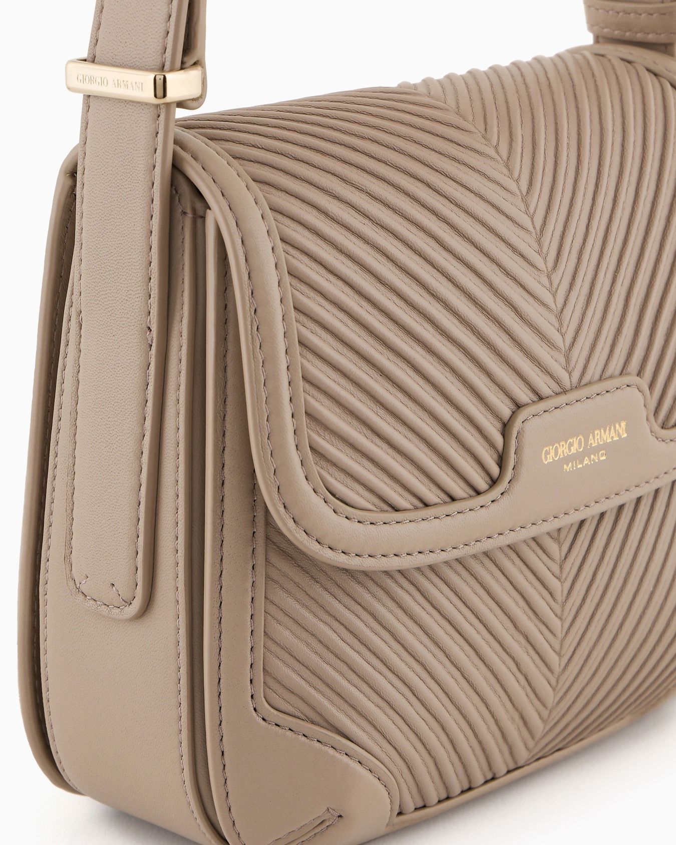 Bolso la Prima de napa plisada Diapositiva 4