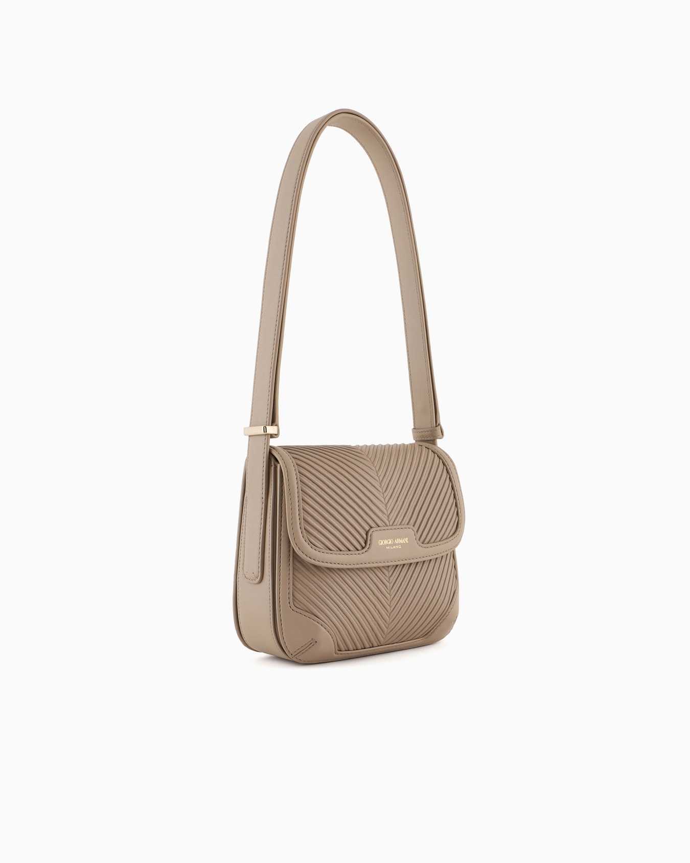 Bolso la Prima de napa plisada Diapositiva 1