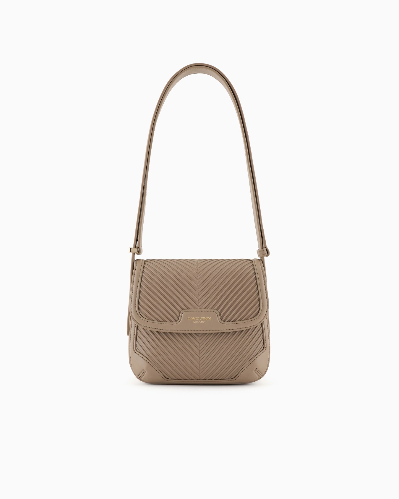 Bolso la Prima de napa plisada Diapositiva 0