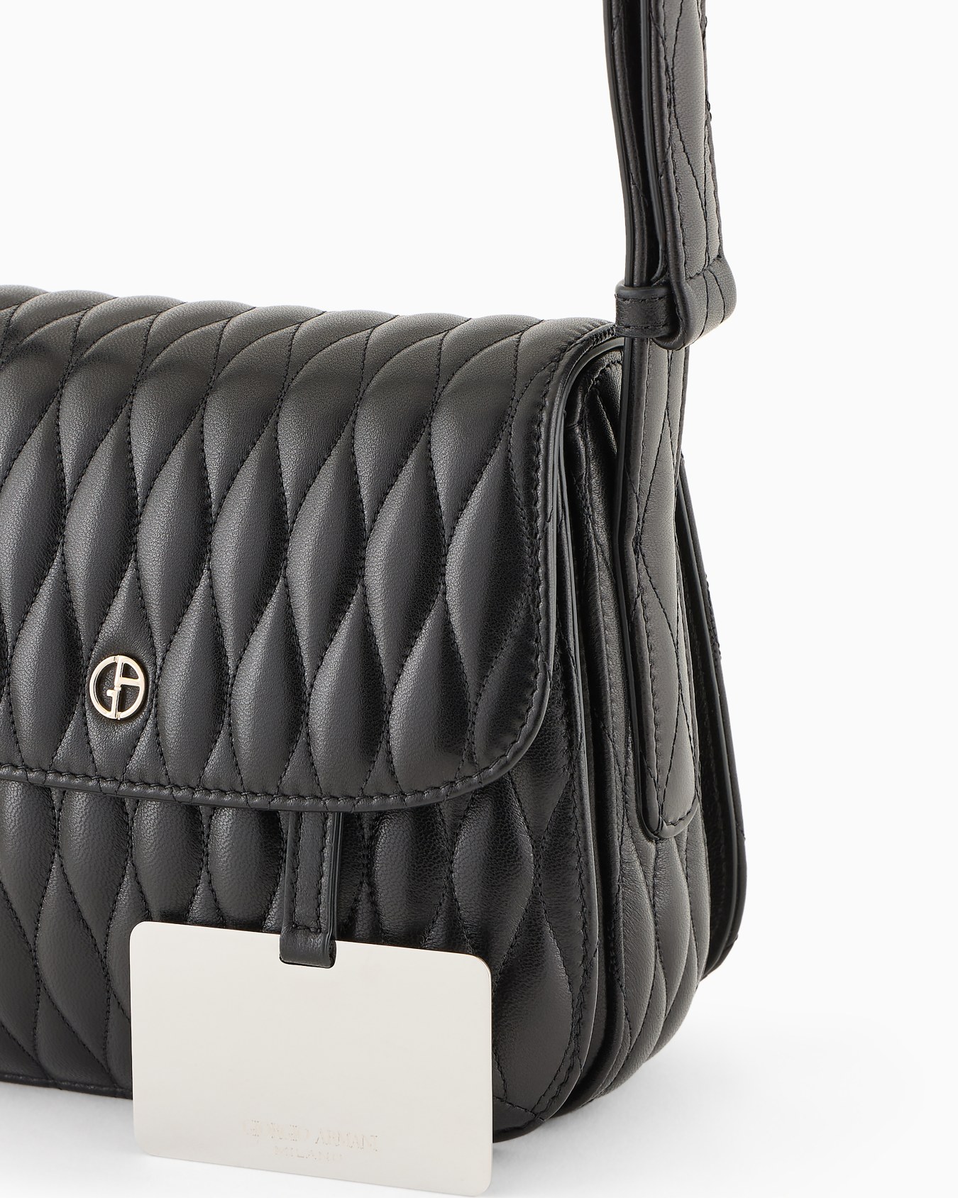 Tasche la Prima aus gestepptem Nappaleder mit Wellenmuster Folie 4