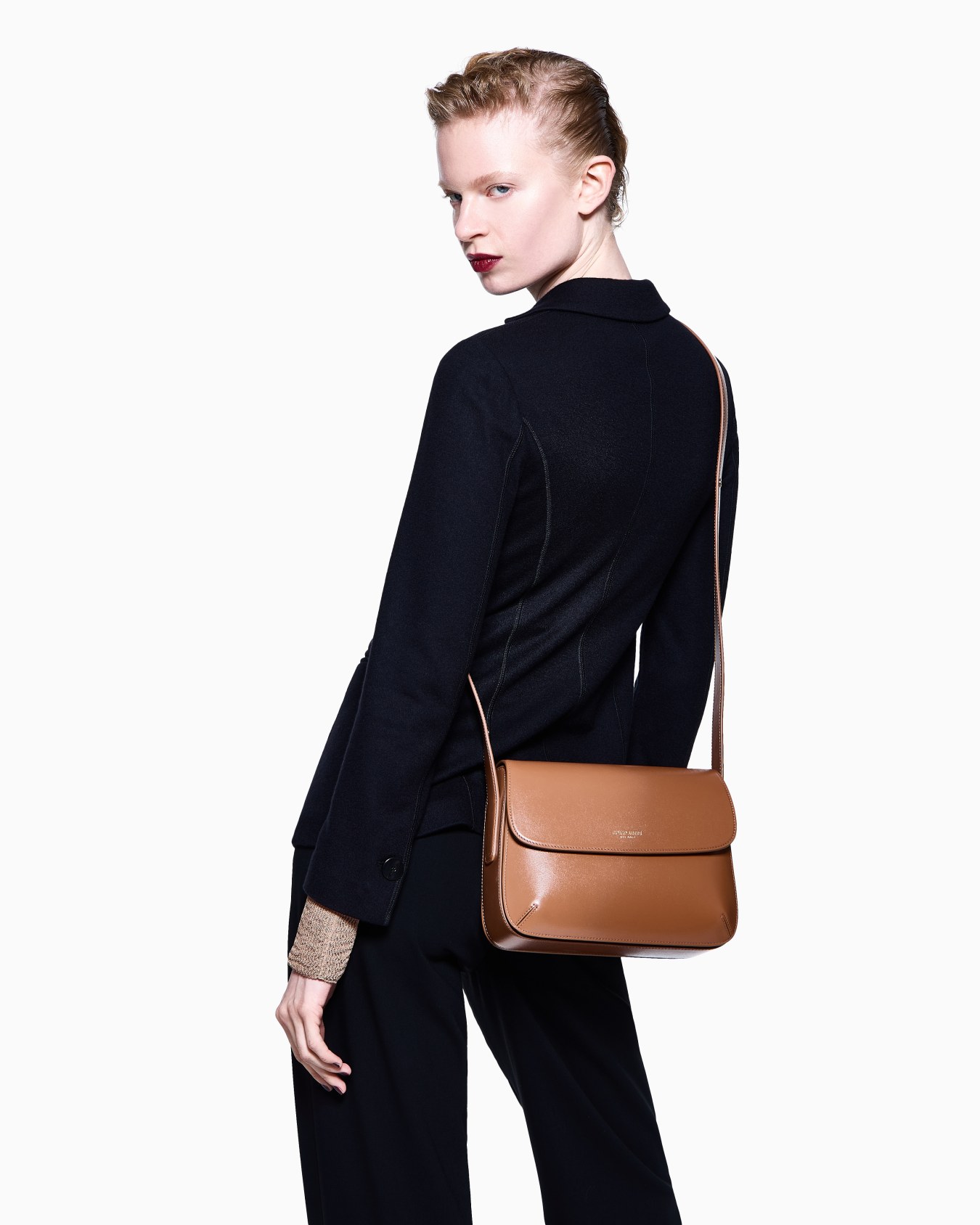 Medium la Prima bag in palmellato leather Slide 7