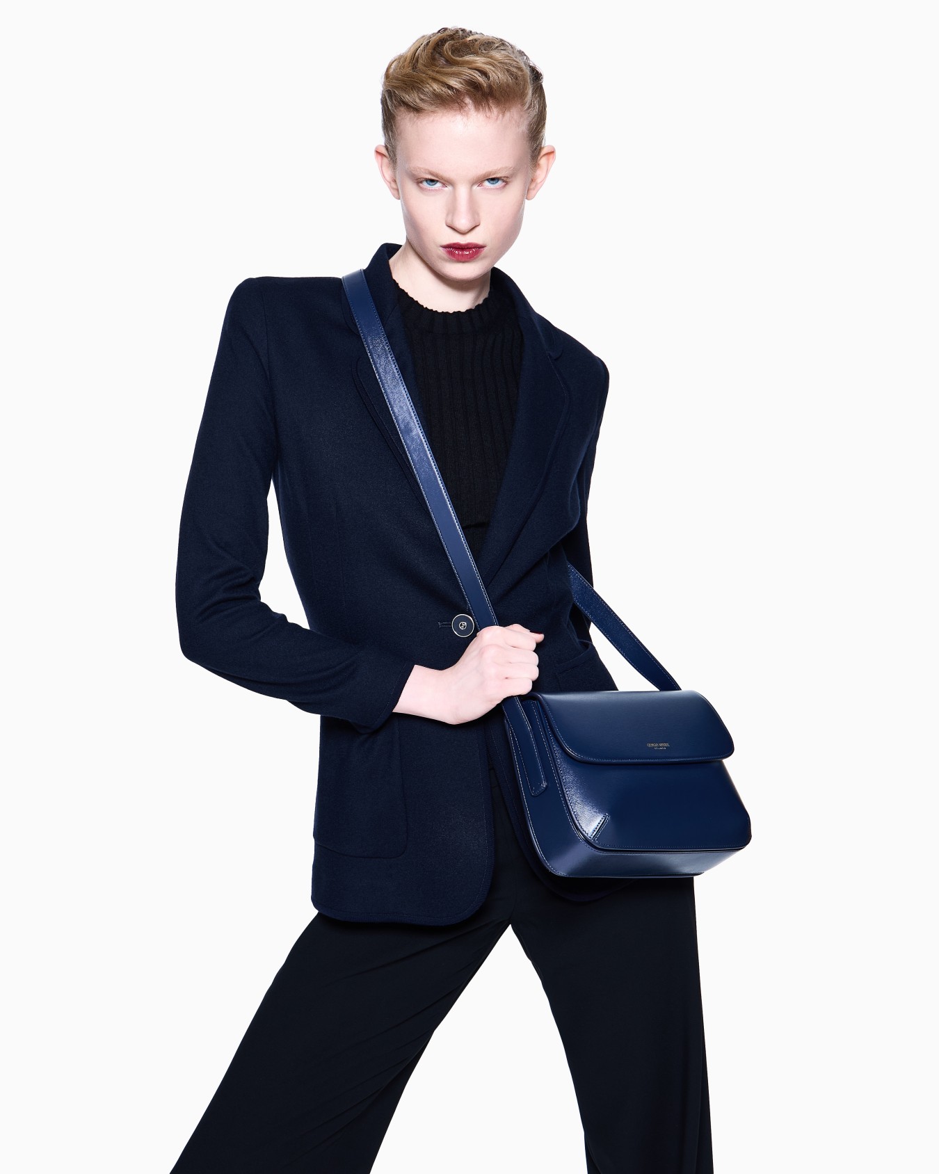 Medium la Prima bag in palmellato leather Slide 7