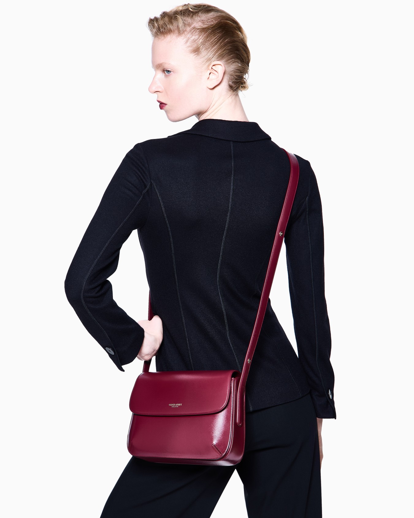 Medium la Prima bag in palmellato leather Slide 7