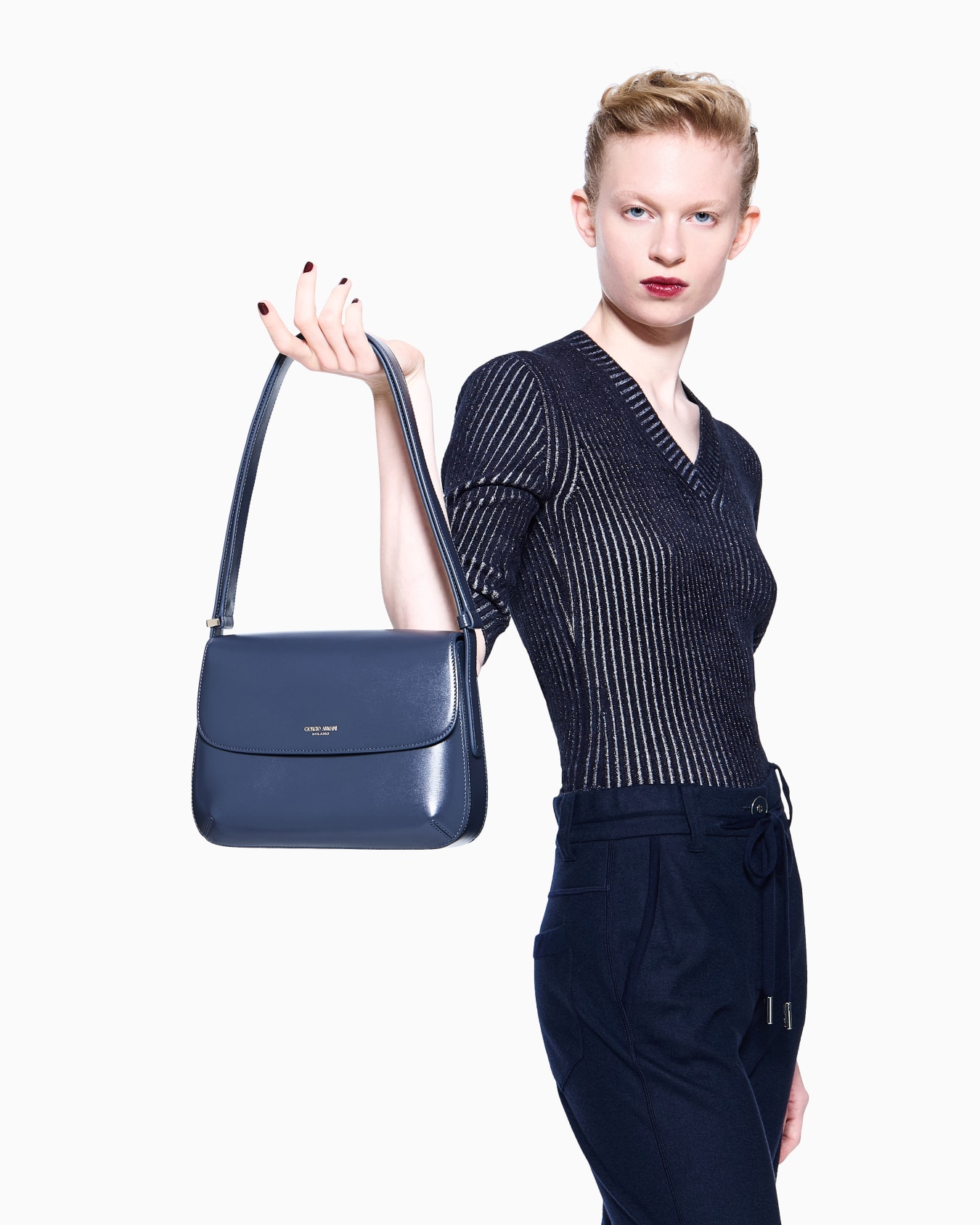 Medium la Prima bag in palmellato leather Slide 6