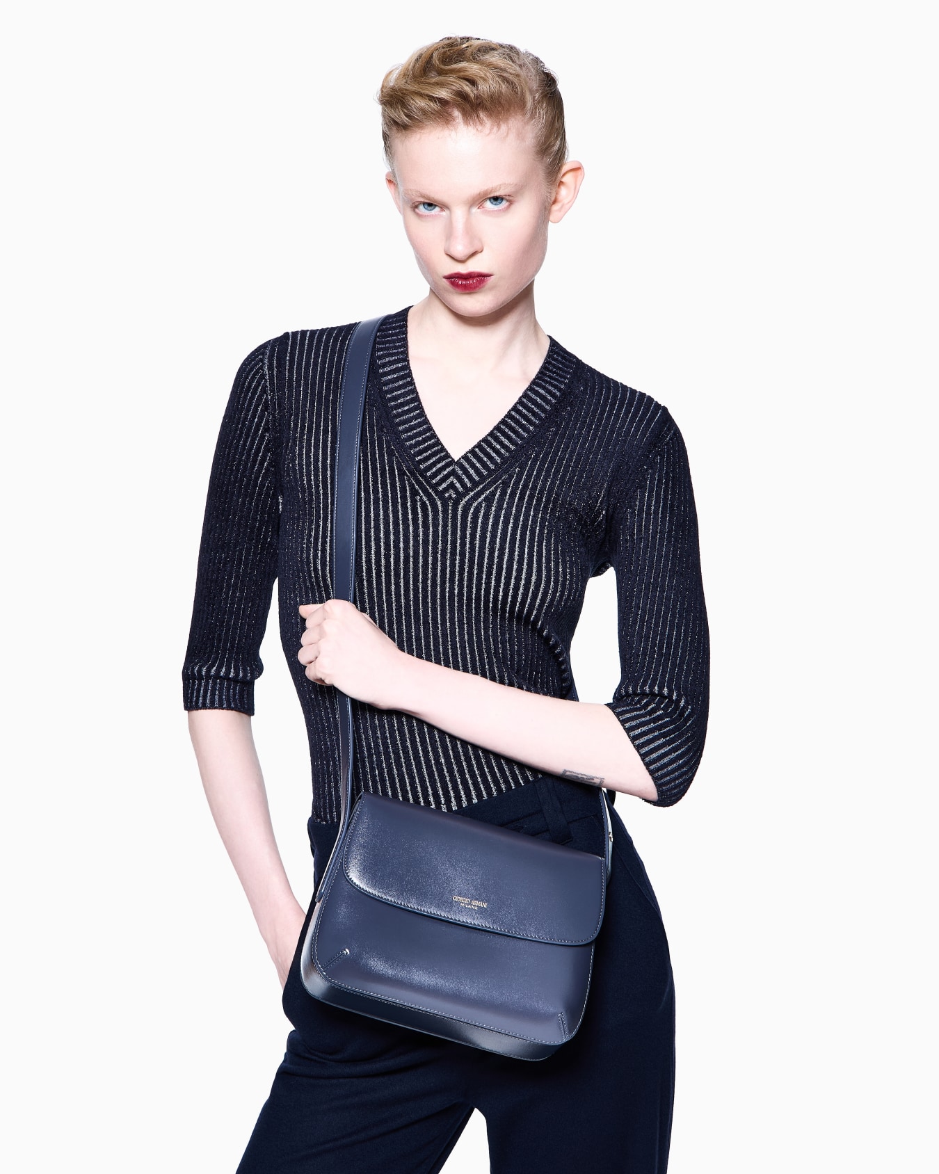 Medium la Prima bag in palmellato leather Slide 7