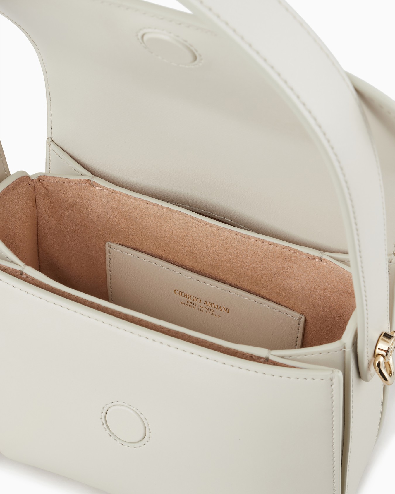 La Prima bag in palmellato leather with a chain strap Slide 3