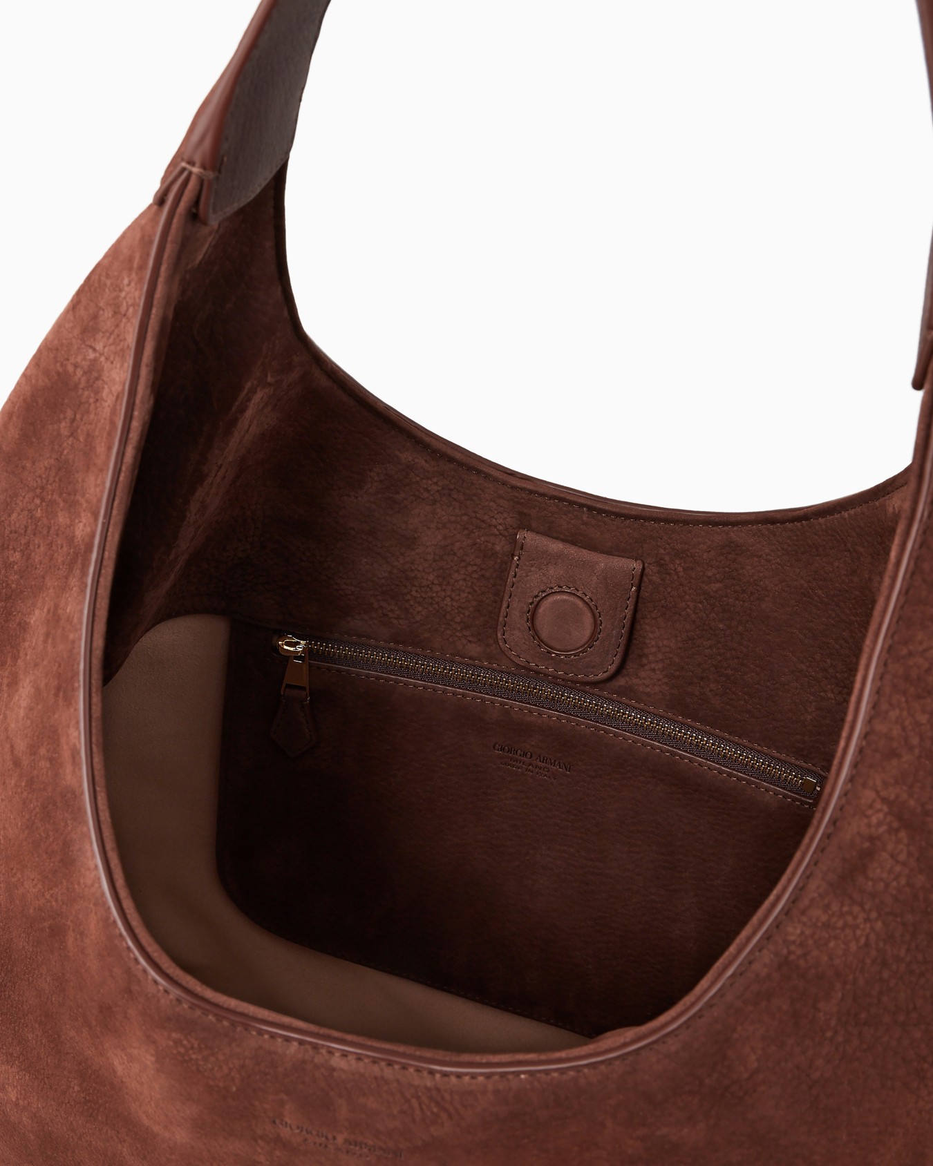 Hobo bag la Prima in suede leather Slide 3