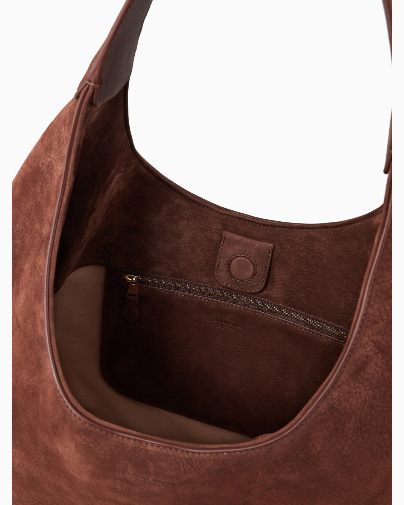 Hobo bag la Prima in suede leather Slide 3
