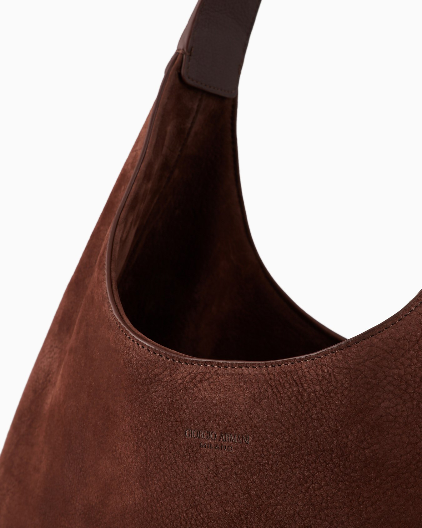 Hobo bag la Prima in suede leather Slide 4