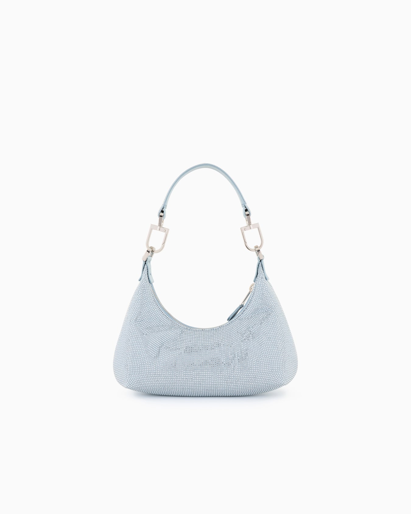 La Prima satin and rhinestone mini hobo bag Slide 2