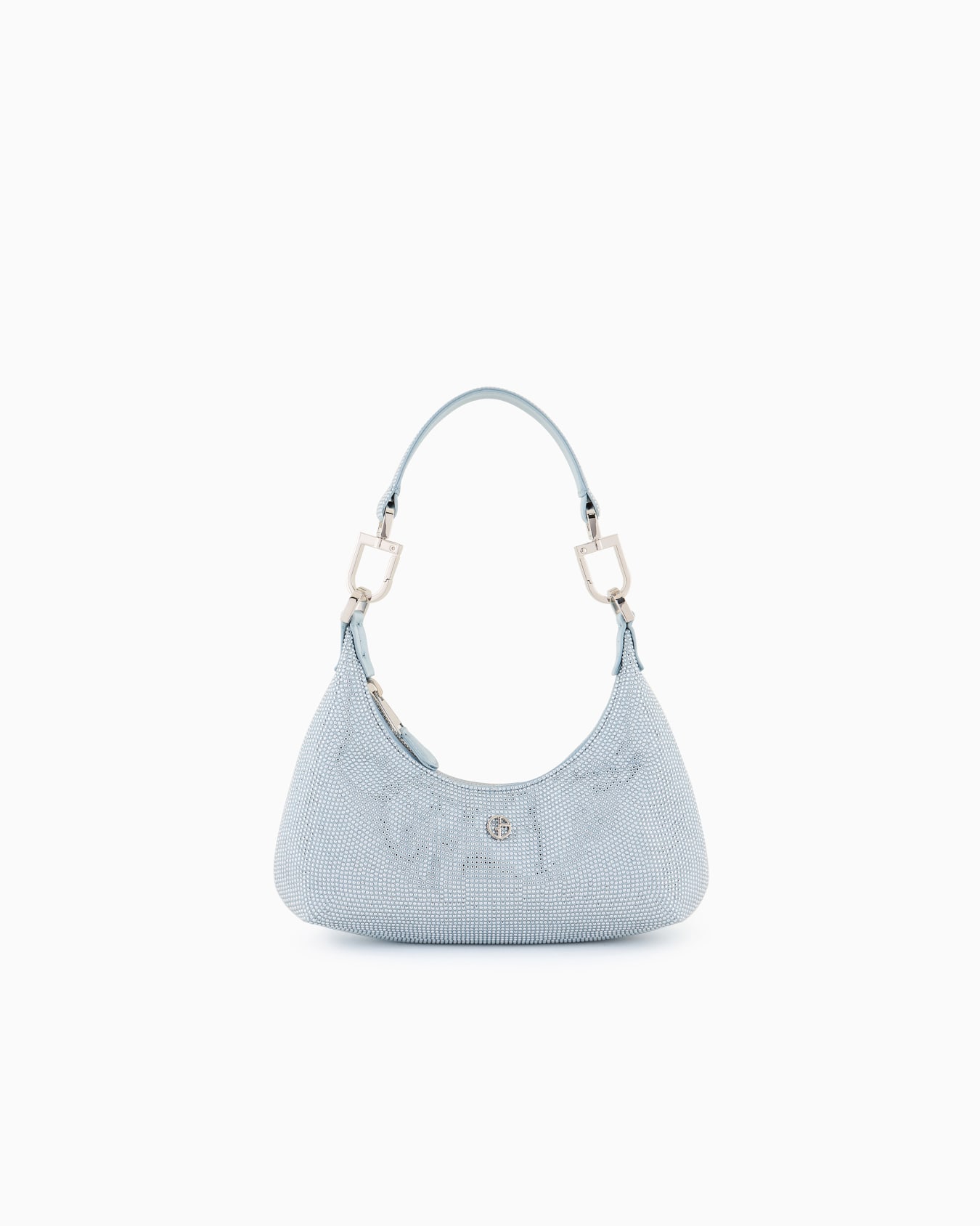 La Prima satin and rhinestone mini hobo bag Slide 0
