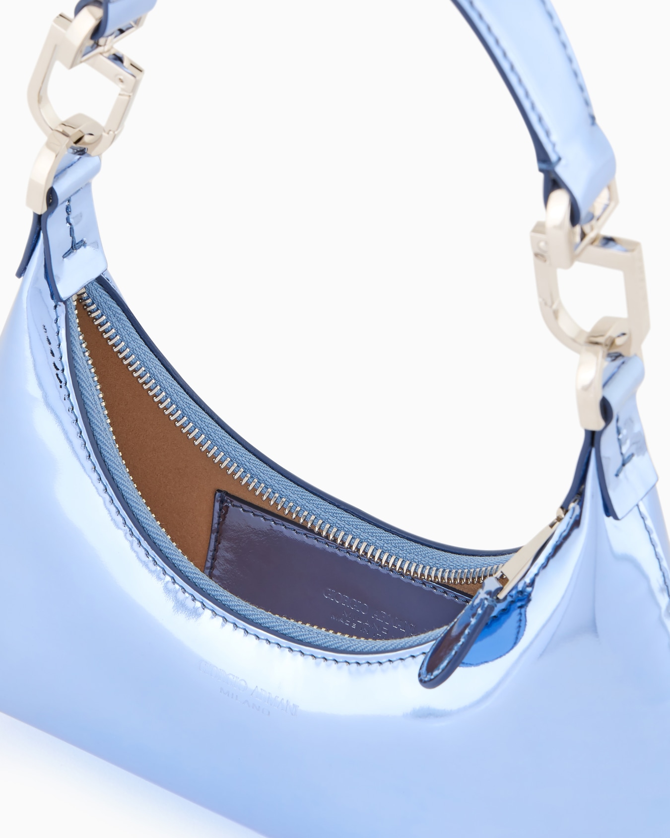 Hobo Bag la Prima im Mini-Format aus laminiertem Leder Folie 3