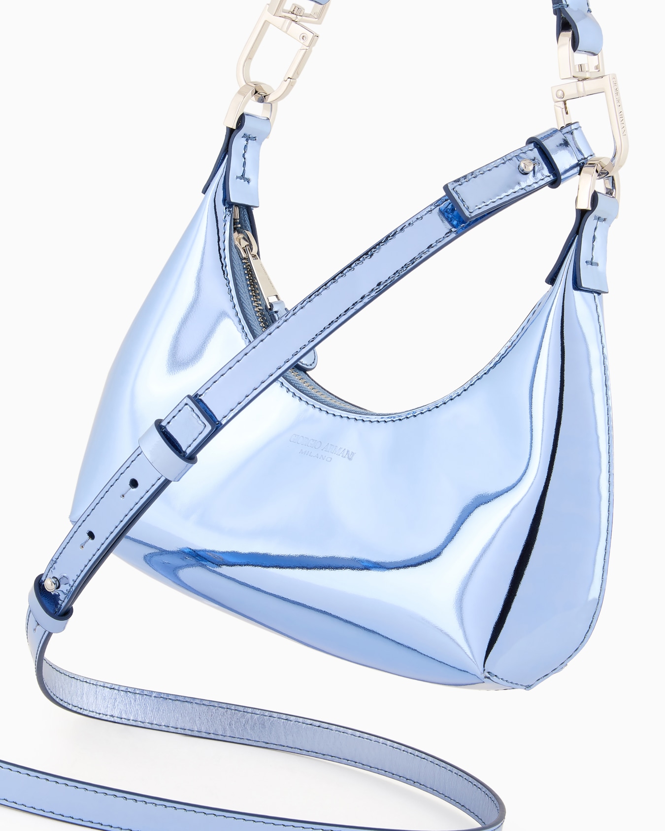 Hobo Bag la Prima im Mini-Format aus laminiertem Leder Folie 4