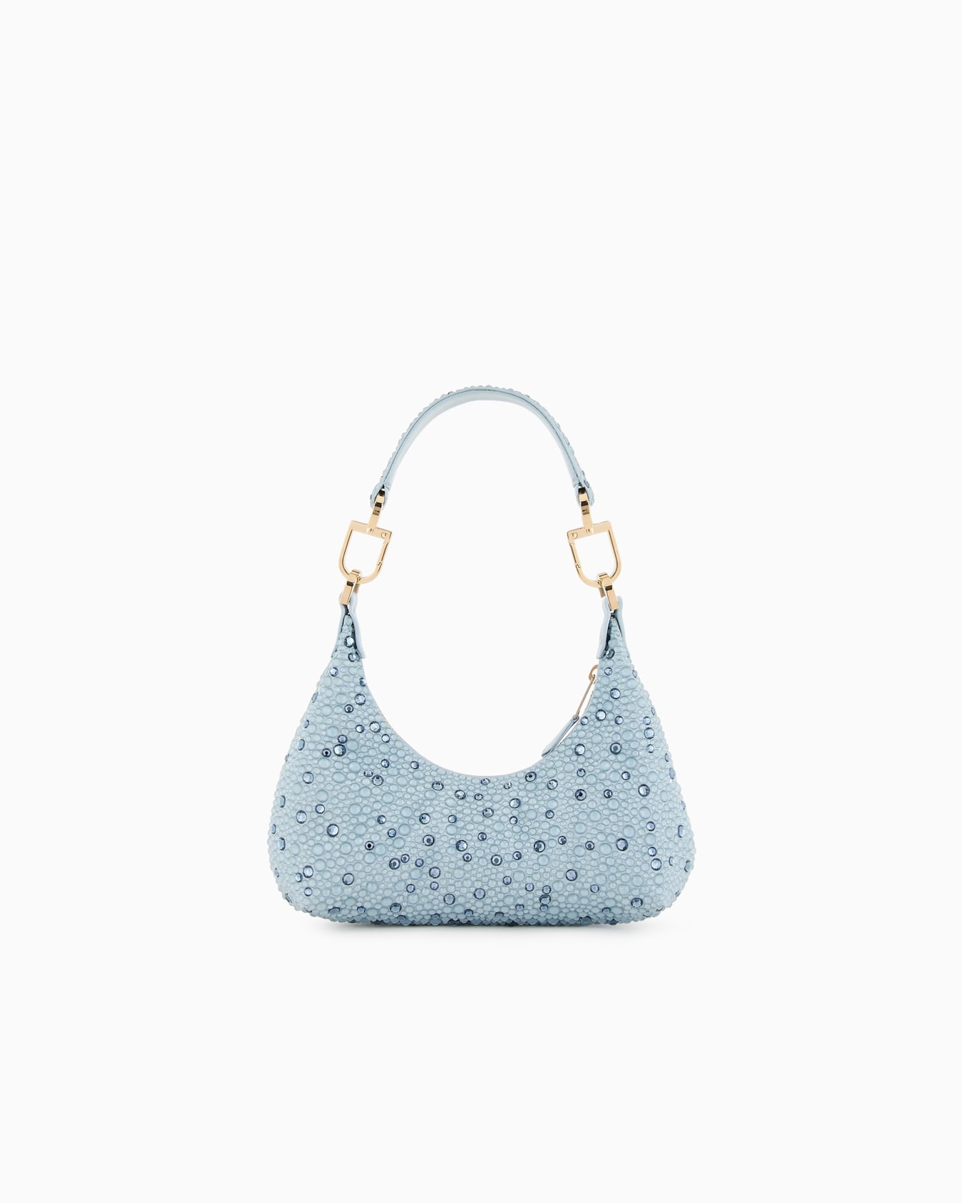 La Prima satin and rhinestone mini hobo bag Slide 2